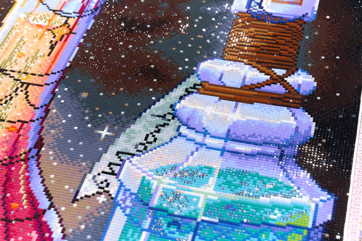 Diamond Painting Cosmic Potions 23.6" x 25.1" (60cm x 63.7cm) / Square With 68 Colors Including 6 ABs and 4 Iridescent Diamonds and 2 Fairy Dust Diamonds / 61,696