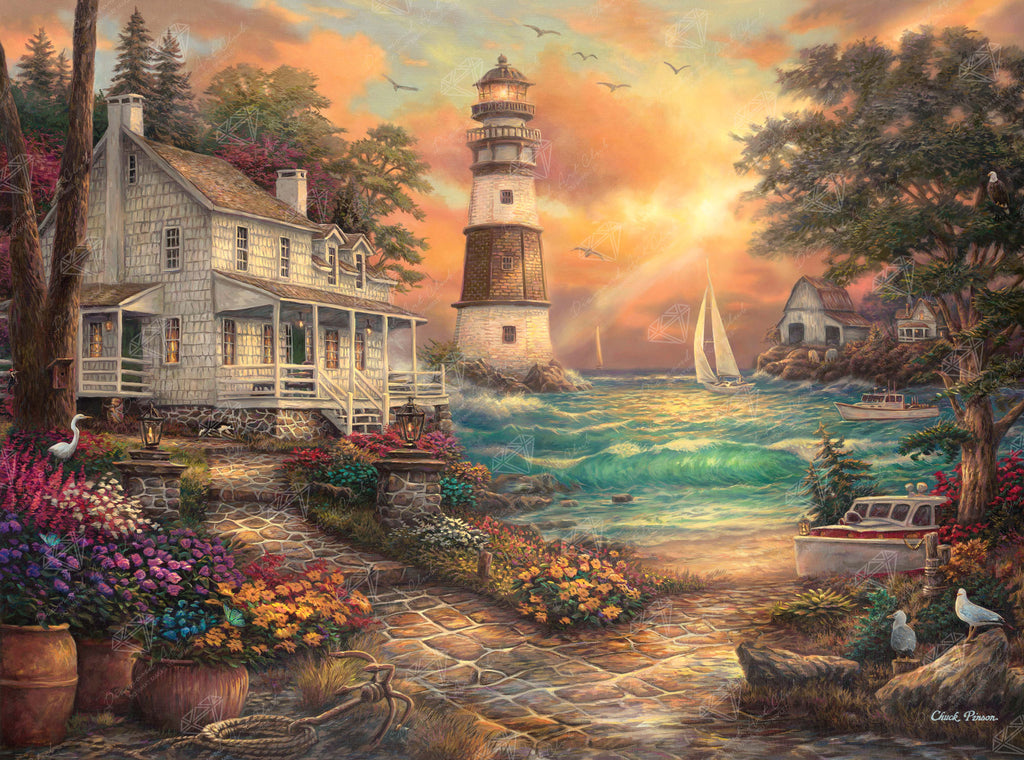 Cottage Sea — 29.1″ x 21.7" Square 43 Colors Including 2 ABs 62856