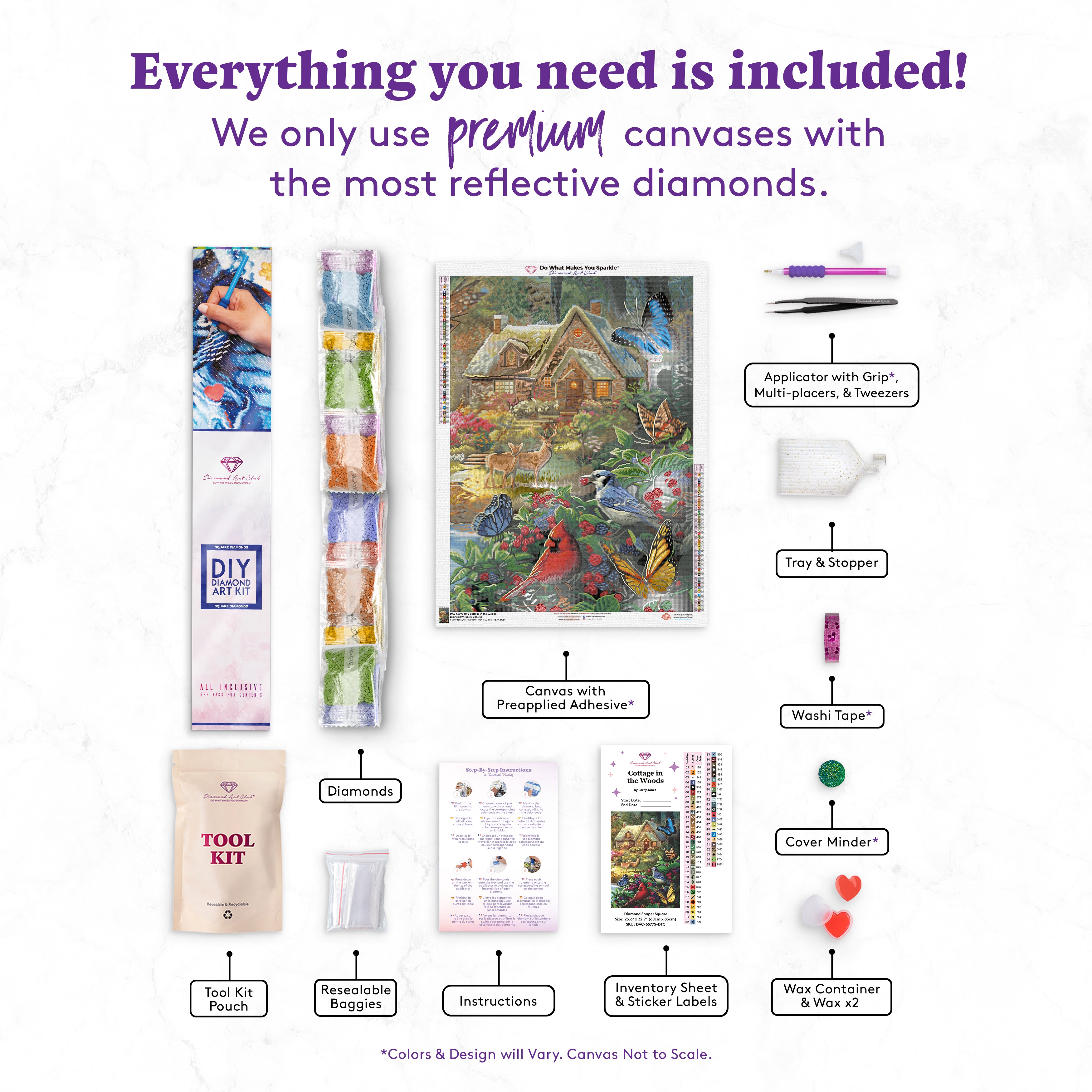 Cottage in the Woods – Diamond Art Club