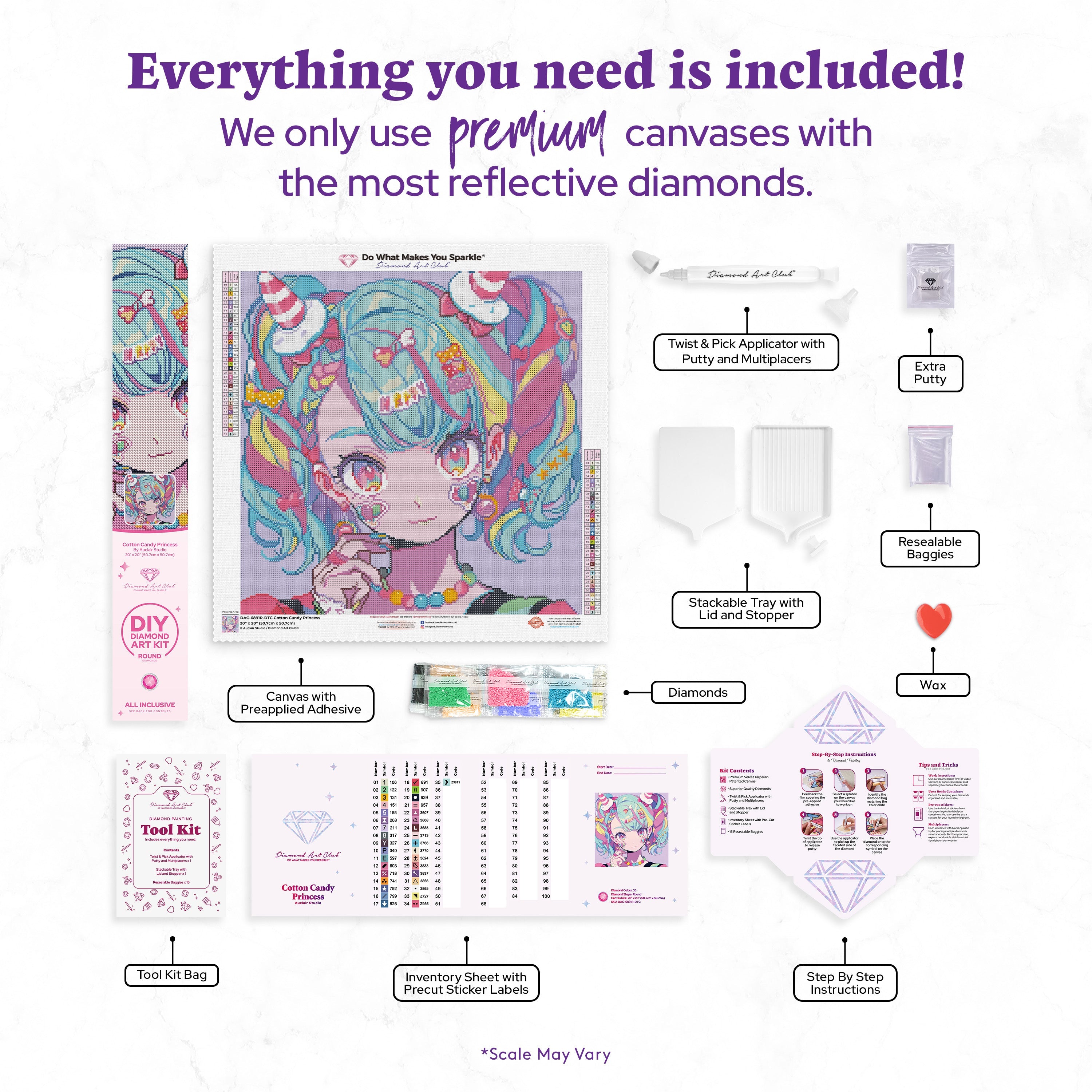 Cotton Candy Princess – Diamond Art Club