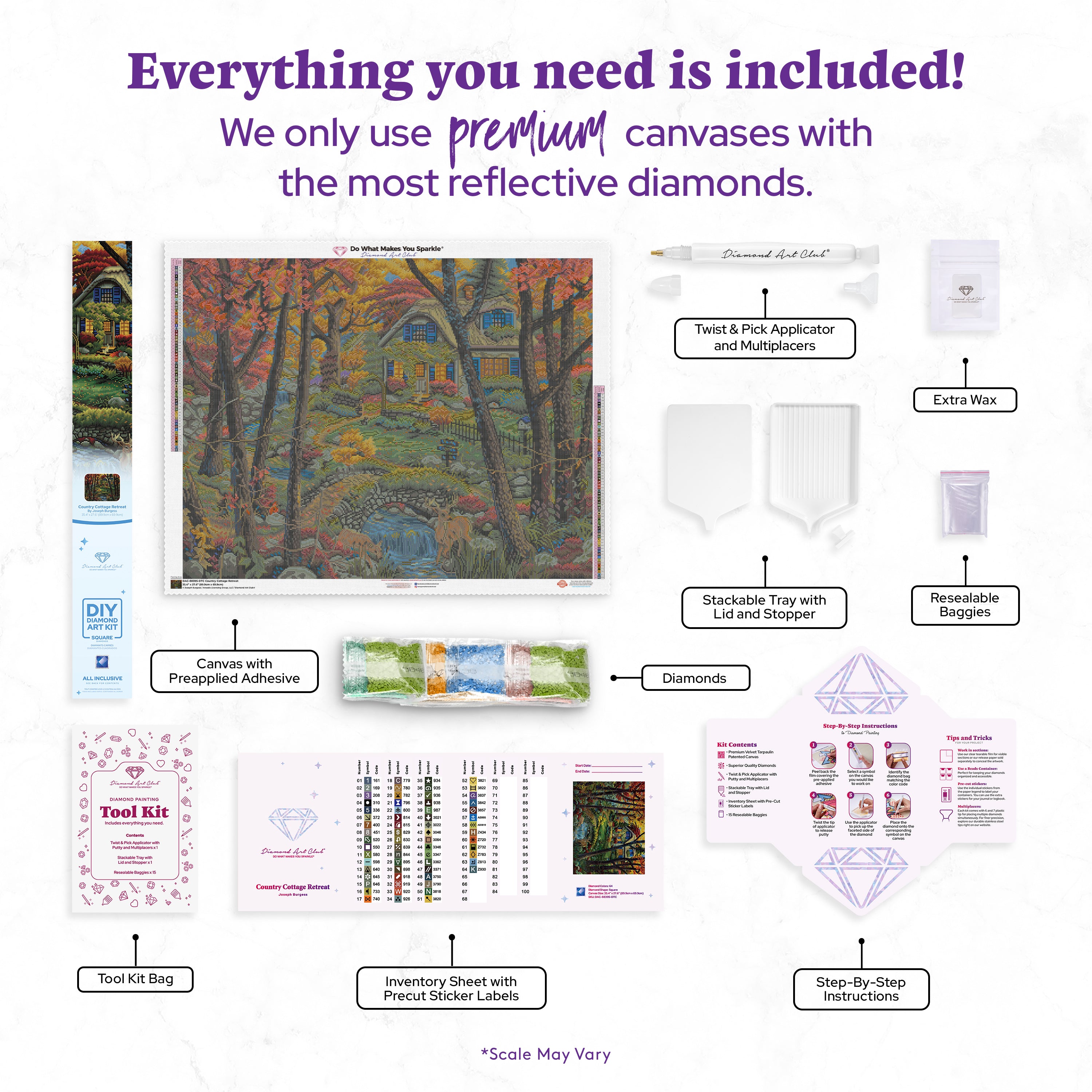 Country Cottage Retreat – Diamond Art Club