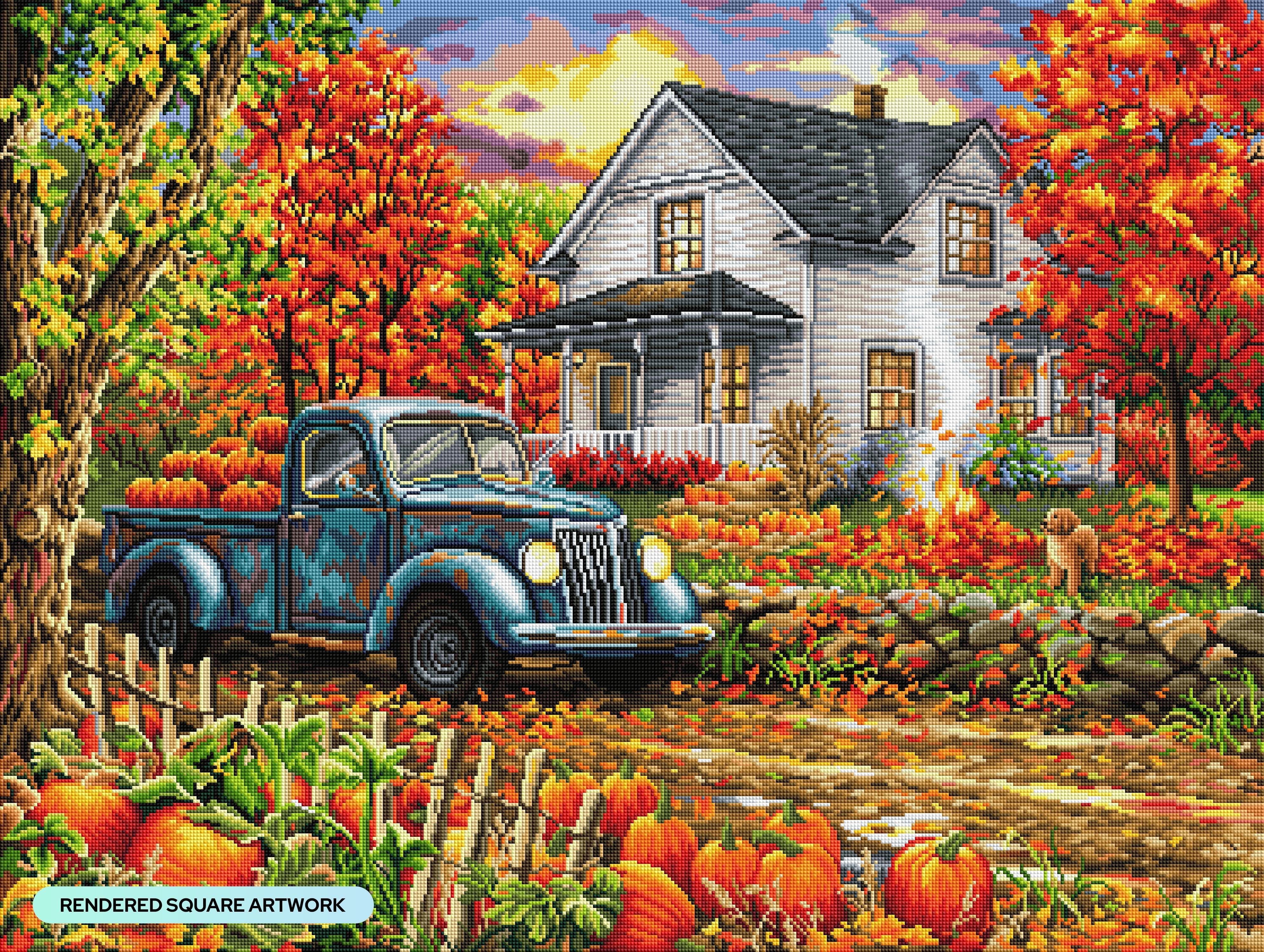 Fall & Autumn Diamond Painting Kits – Diamond Art Club