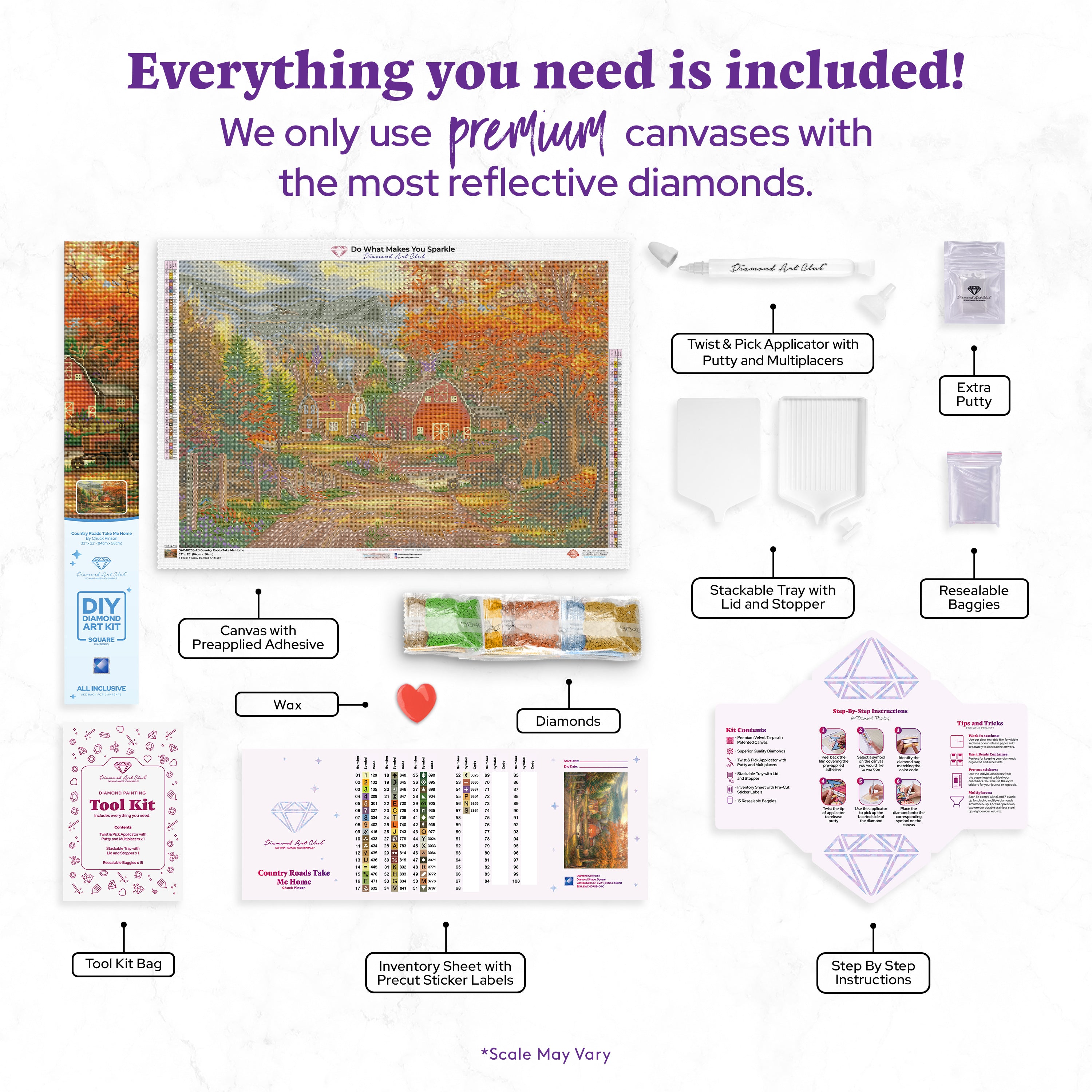 Country Roads Take Me Home – Diamond Art Club