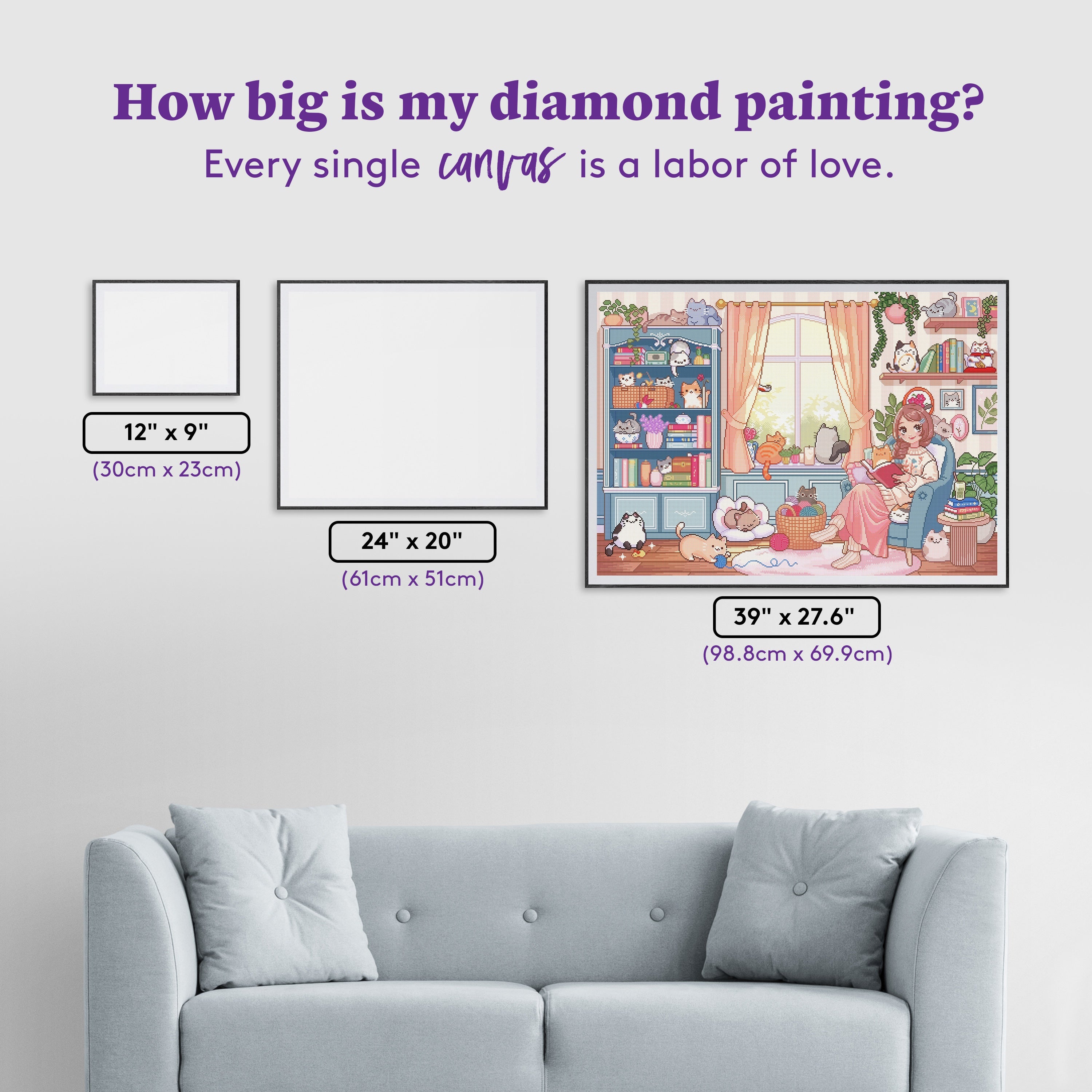 Cozy Cats Diamond Painting Kit – Diamond Art Club