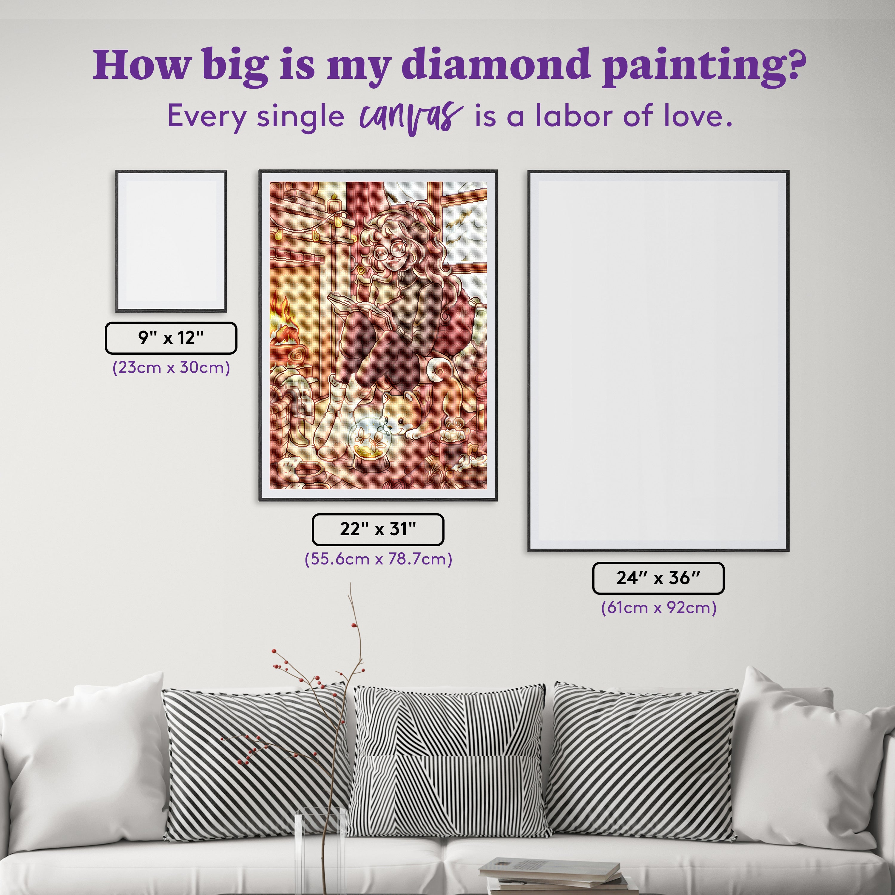 Cozy Study Time Diamond Painting Kit – Diamond Art Club