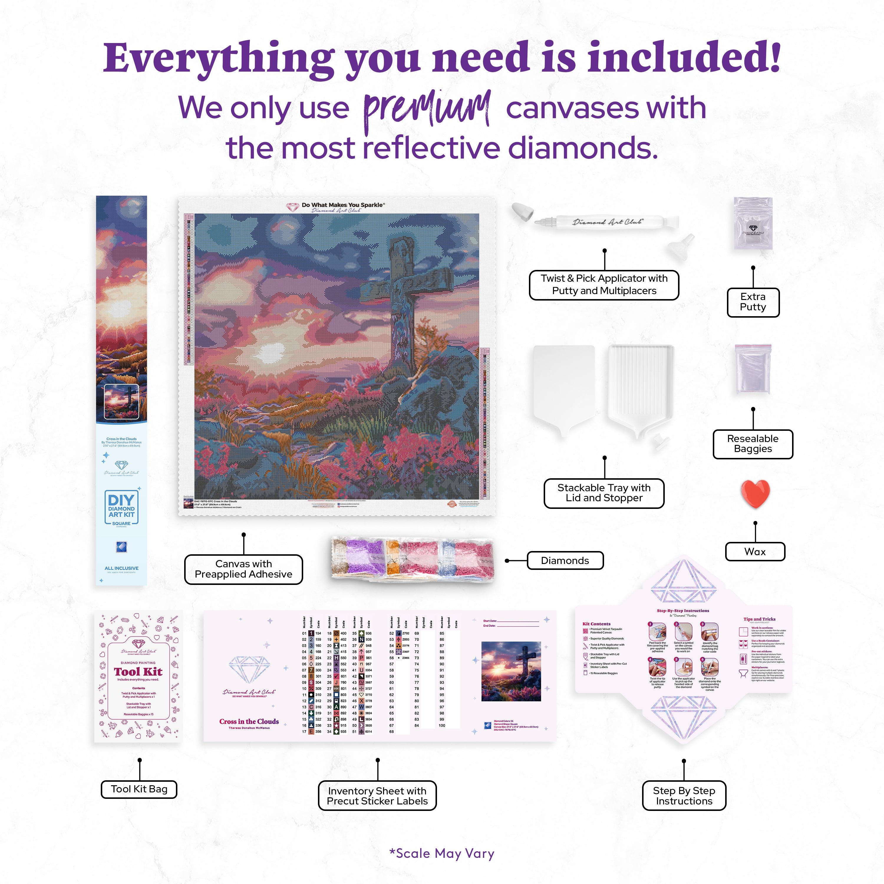 Cross in the Clouds – Diamond Art Club
