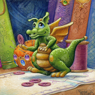 Diamond Painting Cute as a Button 20" x 20" (50.7cm x 50.7cm) / Round with 45 Colors including 2 ABs and 2 Fairy Dust Diamonds / 32,761