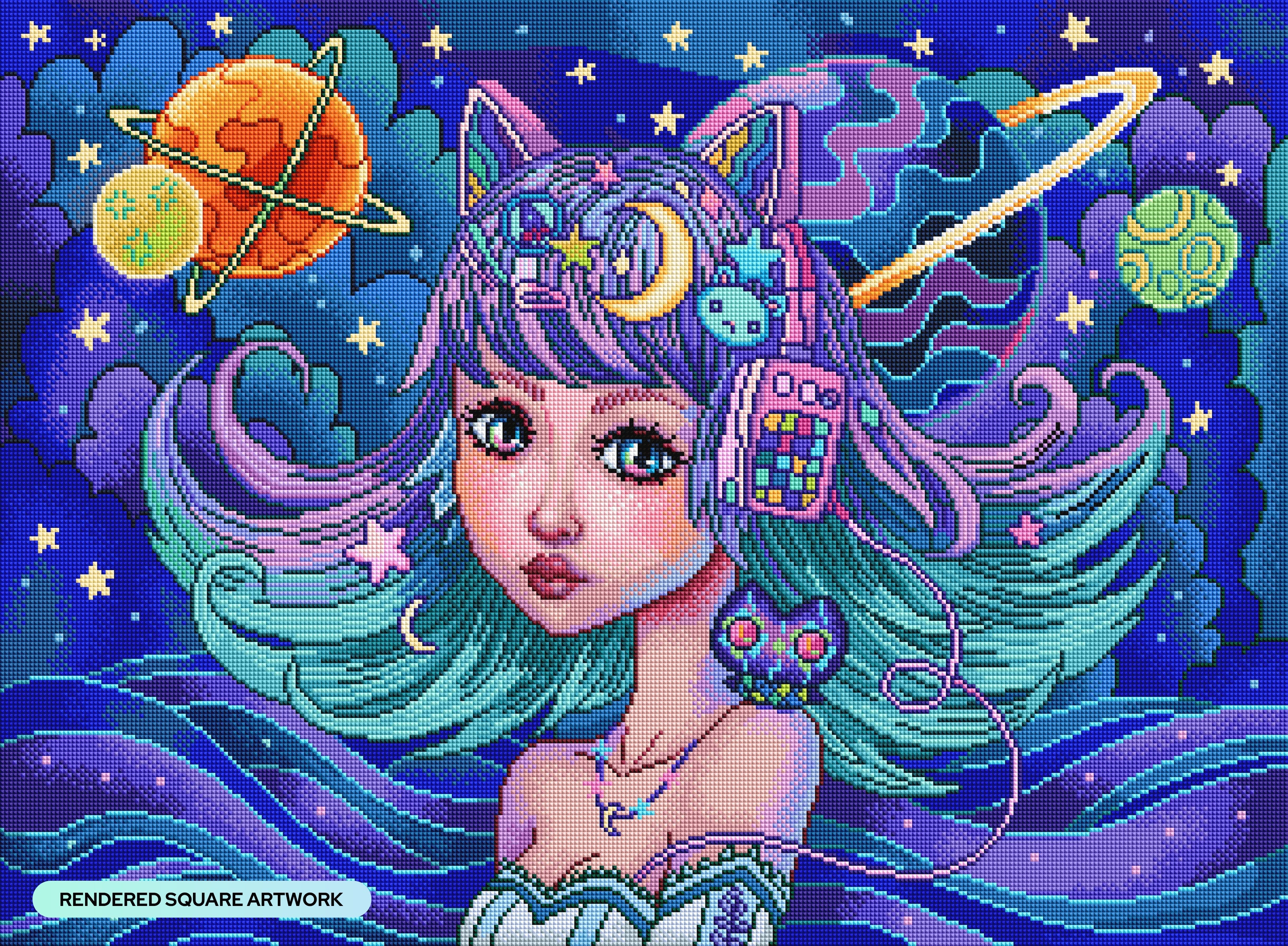 Cyber Owl – Diamond Art Club