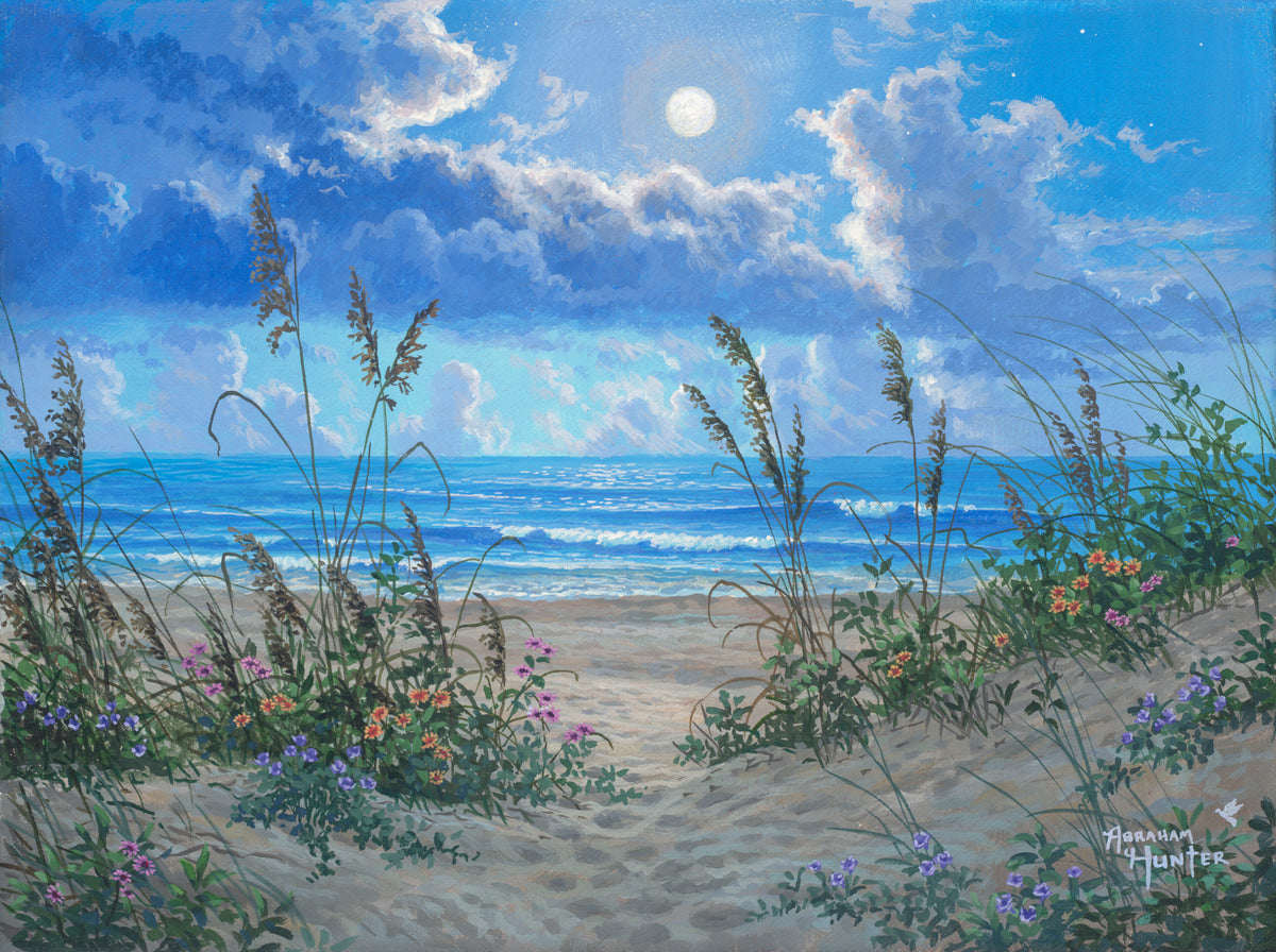 Moonrise — original artwork by Abraham Hunter