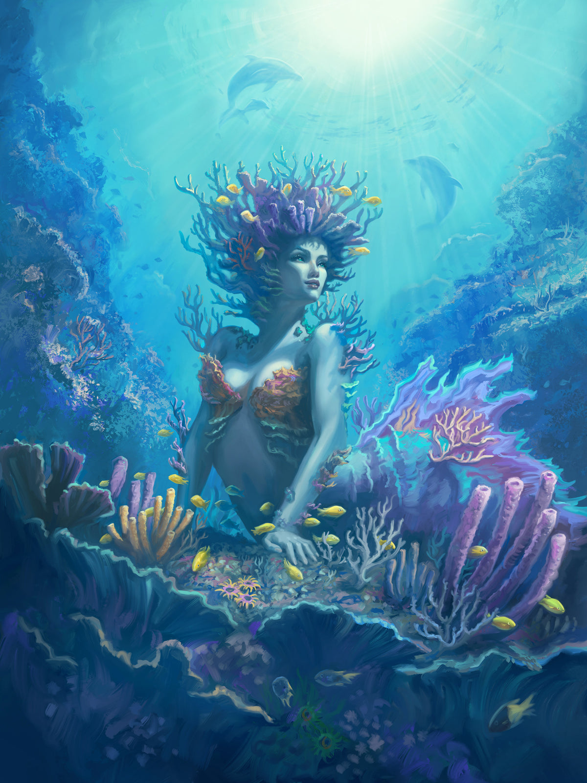 Coral — original artwork by Yasu Art Studio