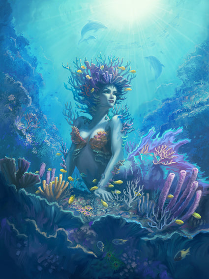 Coral — original artwork by Yasu Art Studio
