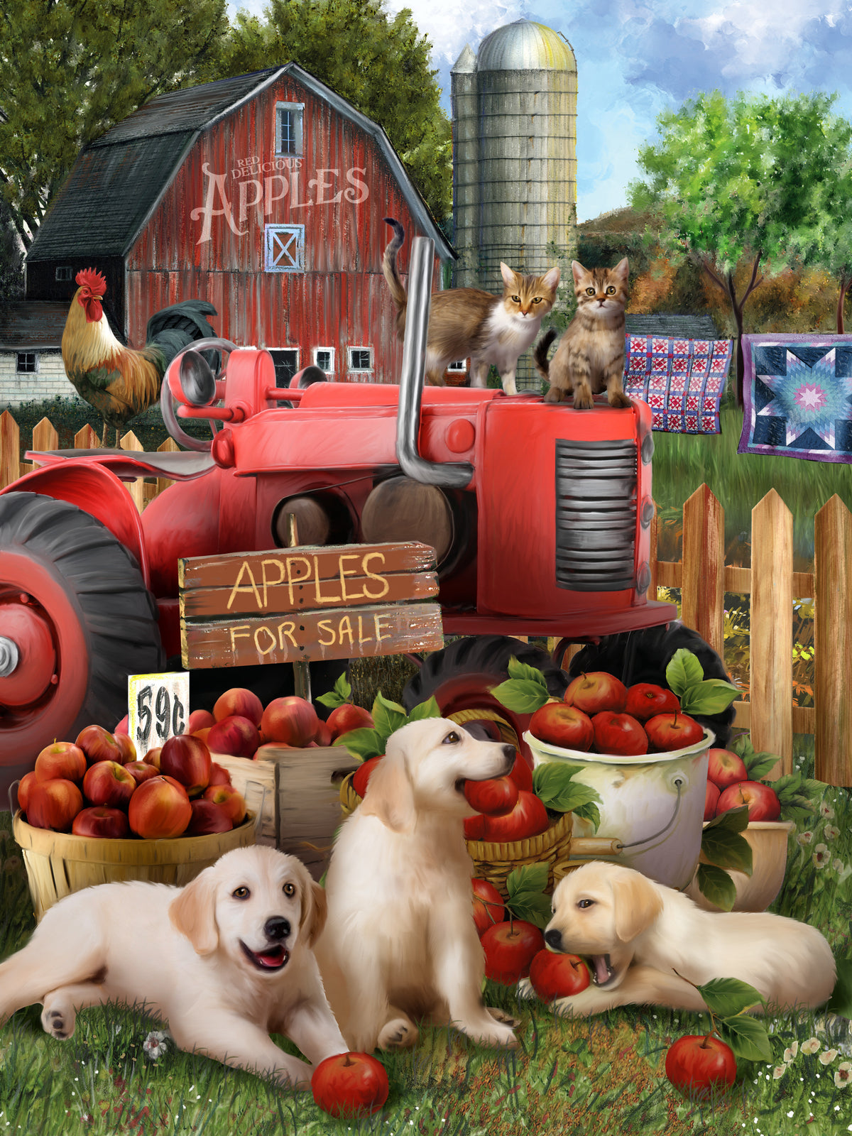 Official Taste Testers — original artwork by Tom Wood