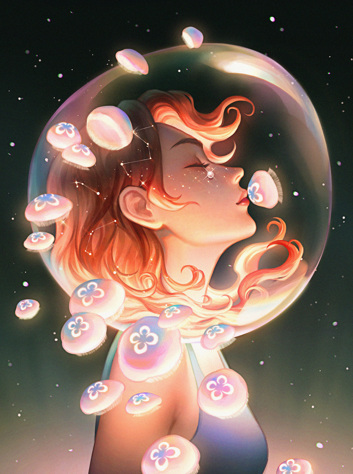 Spiral Dream — original artwork by © Bearbrickjia