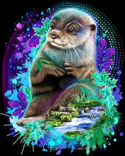 Otter Spirit — original artwork by Sheena Pike