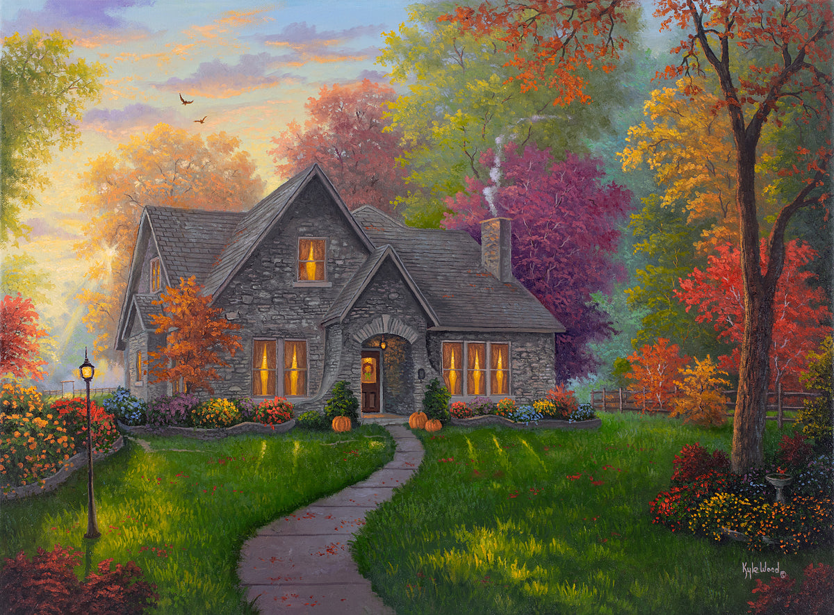 Cozy Autumn Eve — original artwork by Kyle Wood