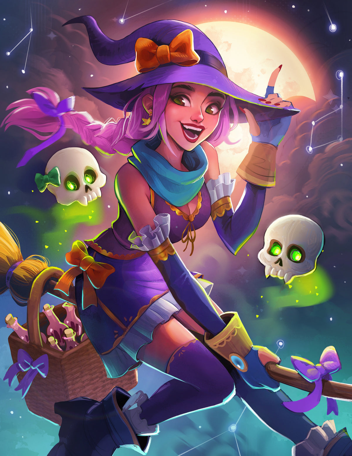 Potion Delivery! — original artwork by Rosie Scribbles