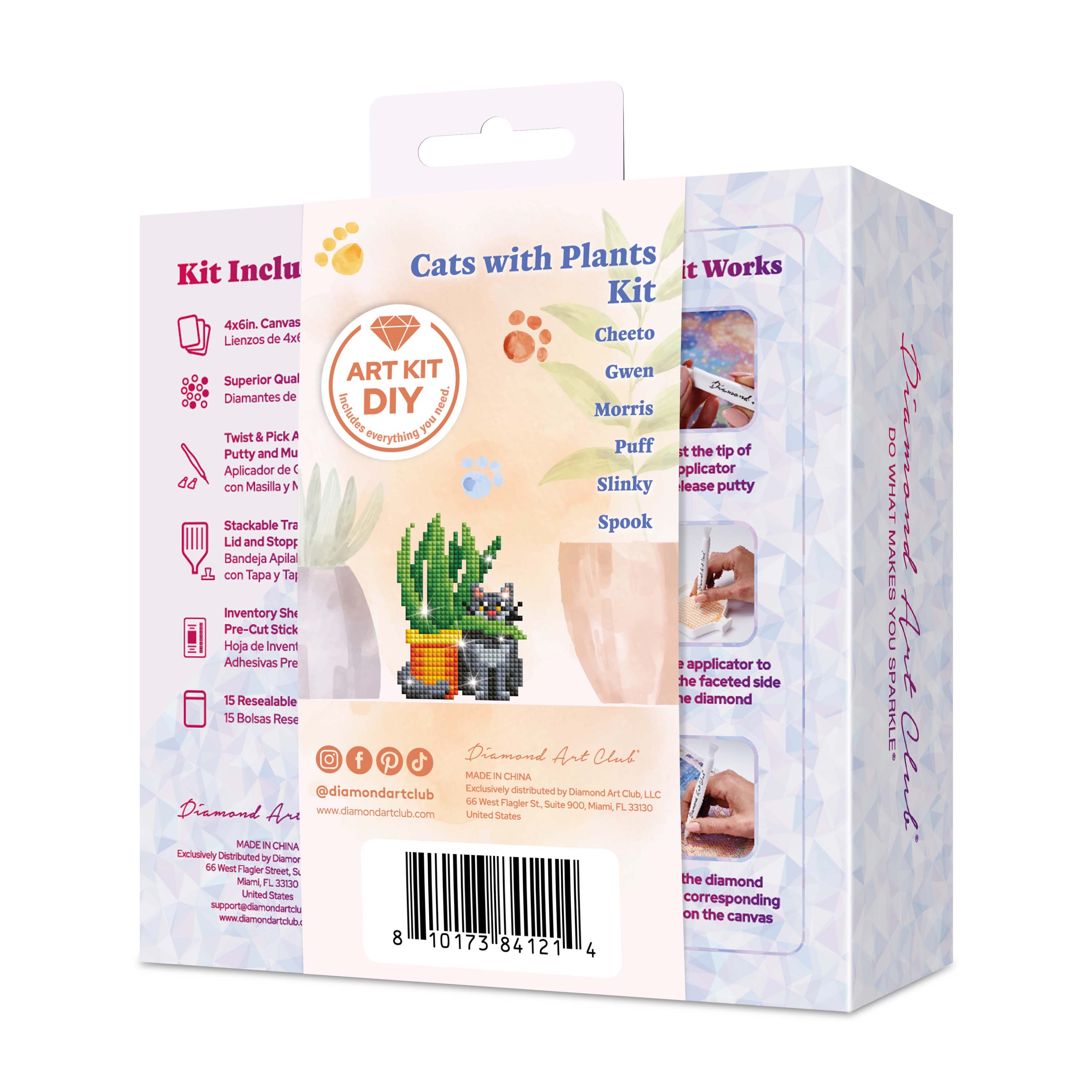 Mini Dazzles™ - Cats with Plants – Diamond Art Club