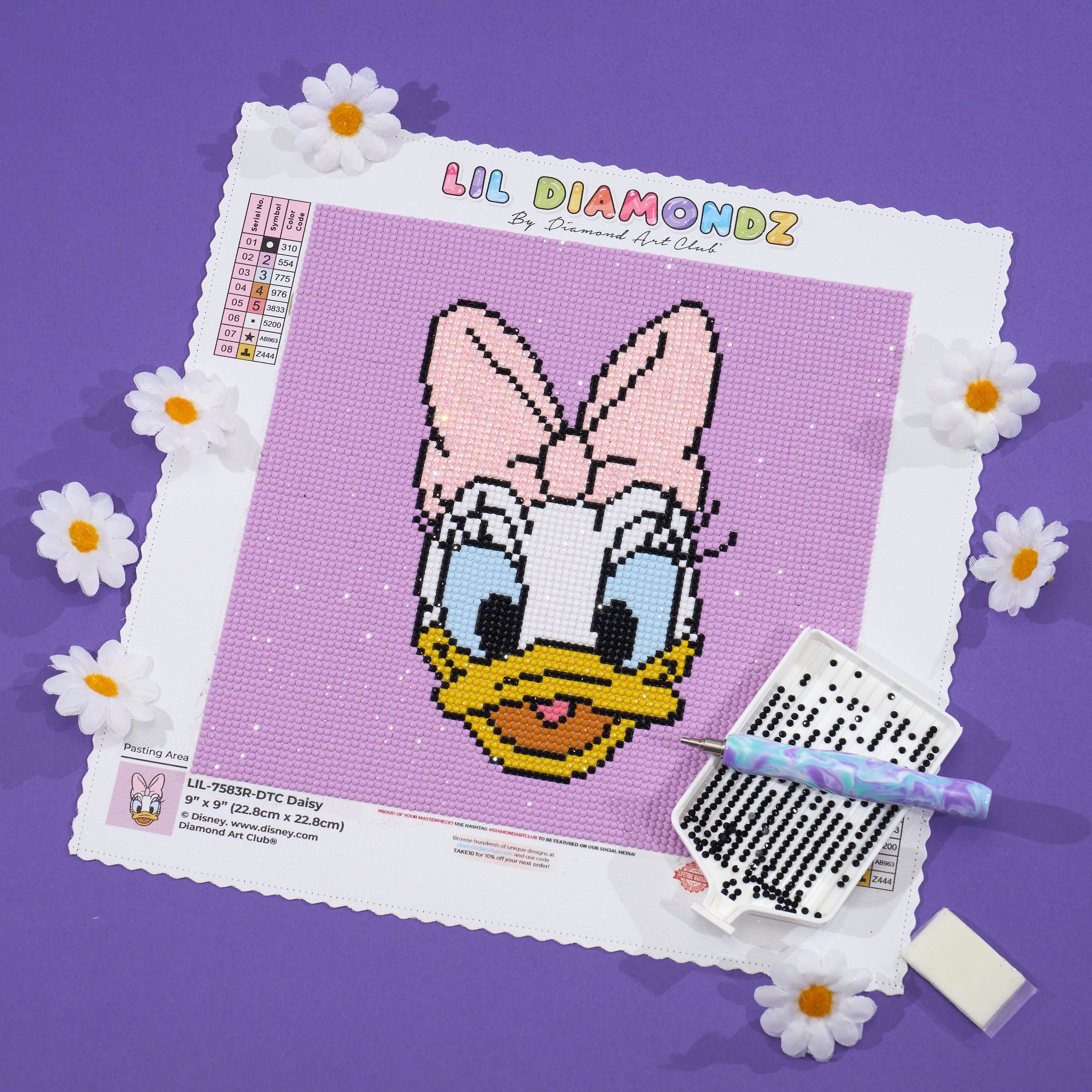 Daisy Diamond Art Kit | Diamond Art Club
