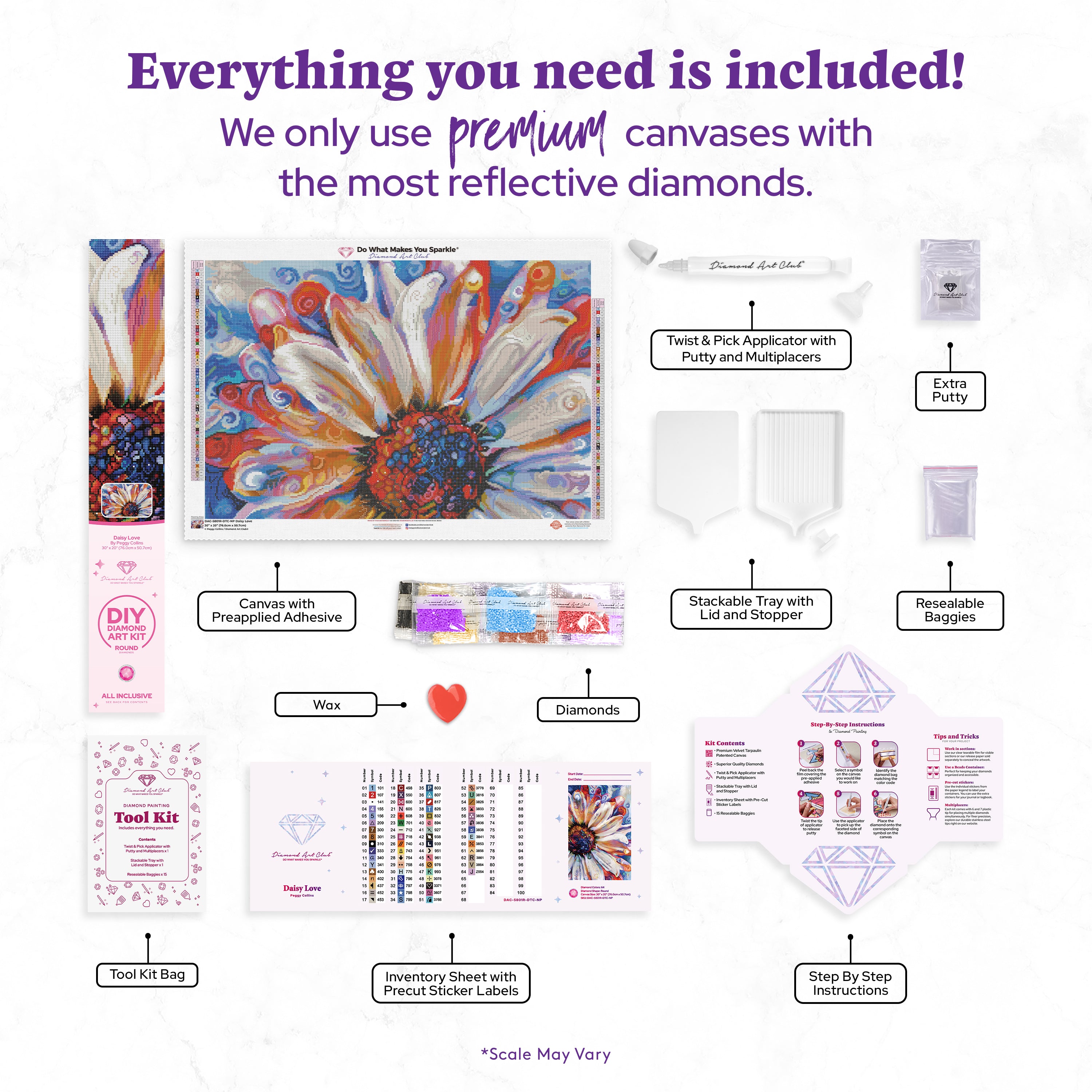 Daisy Love – Diamond Art Club