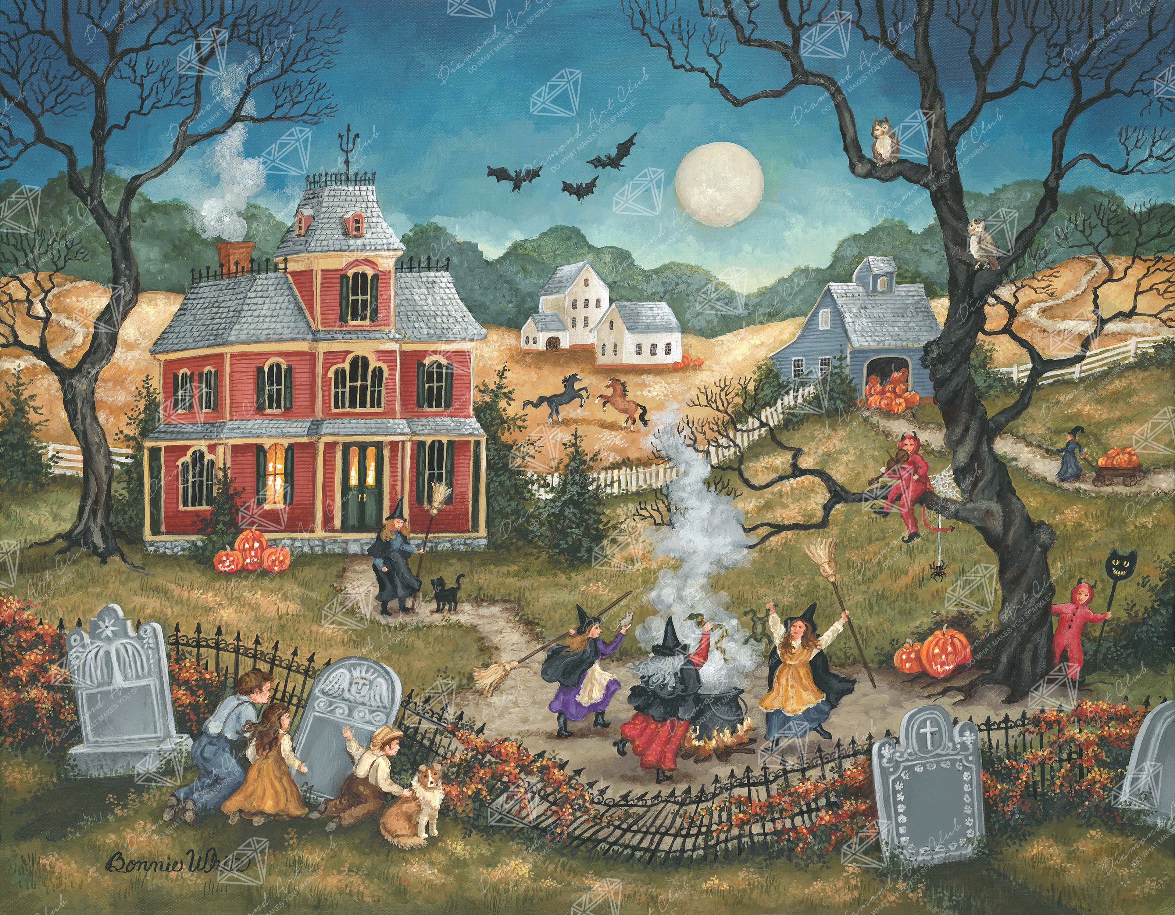 Bonnie White Diamond Painting Kits | Diamond Art Club®