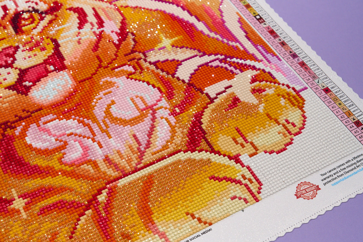 Diamond Painting Dawn Days 20" x 30" (50.6cm x 76cm) / Round With 47 Colors Including 2 ABs and 4 Fairy Dust Diamonds / 50,784