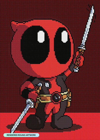 © MARVEL / Kits de pintura con diamantes de Deadpool™ | Diamond Art Club®