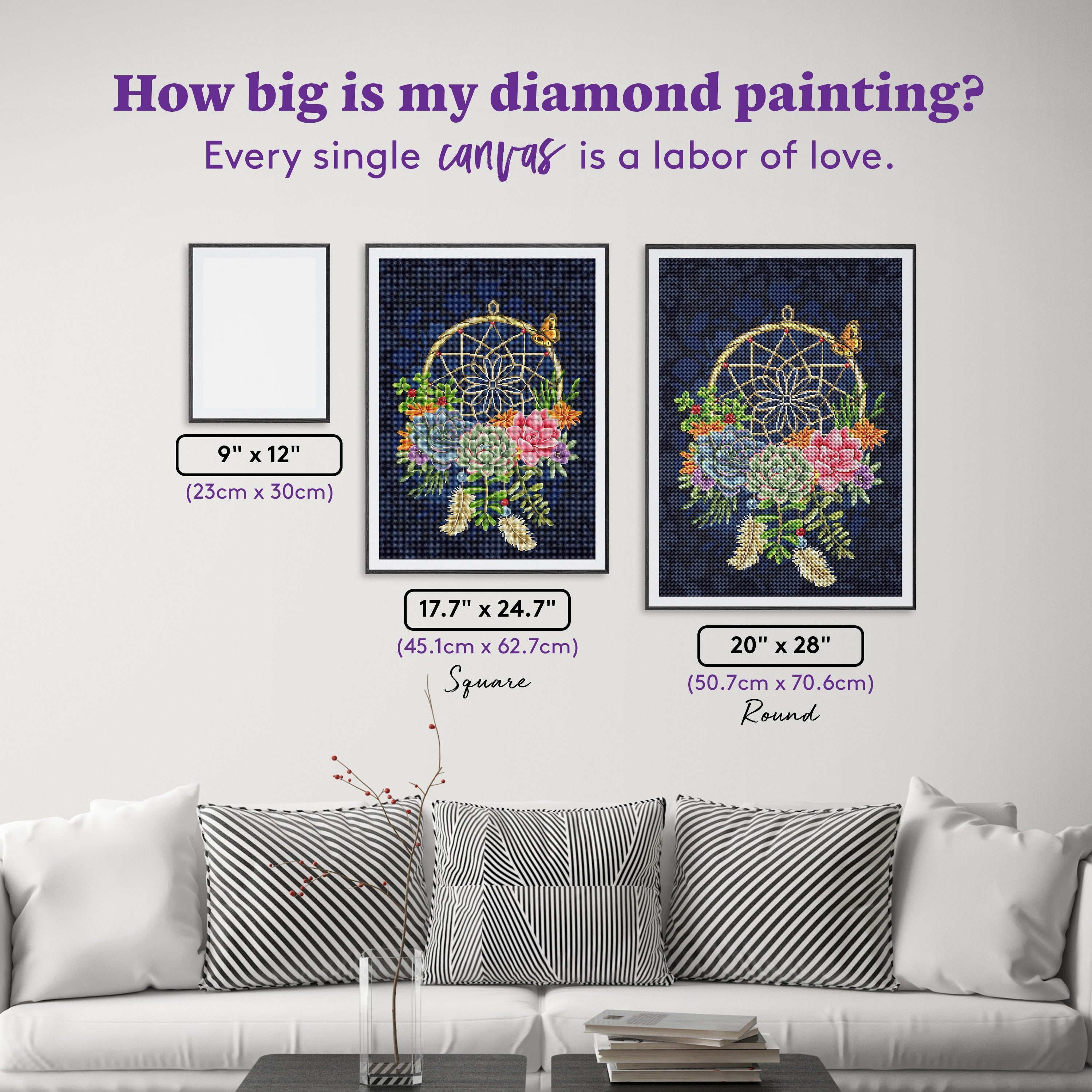 Desert Bloom Dreamcatcher – Diamond Art Club