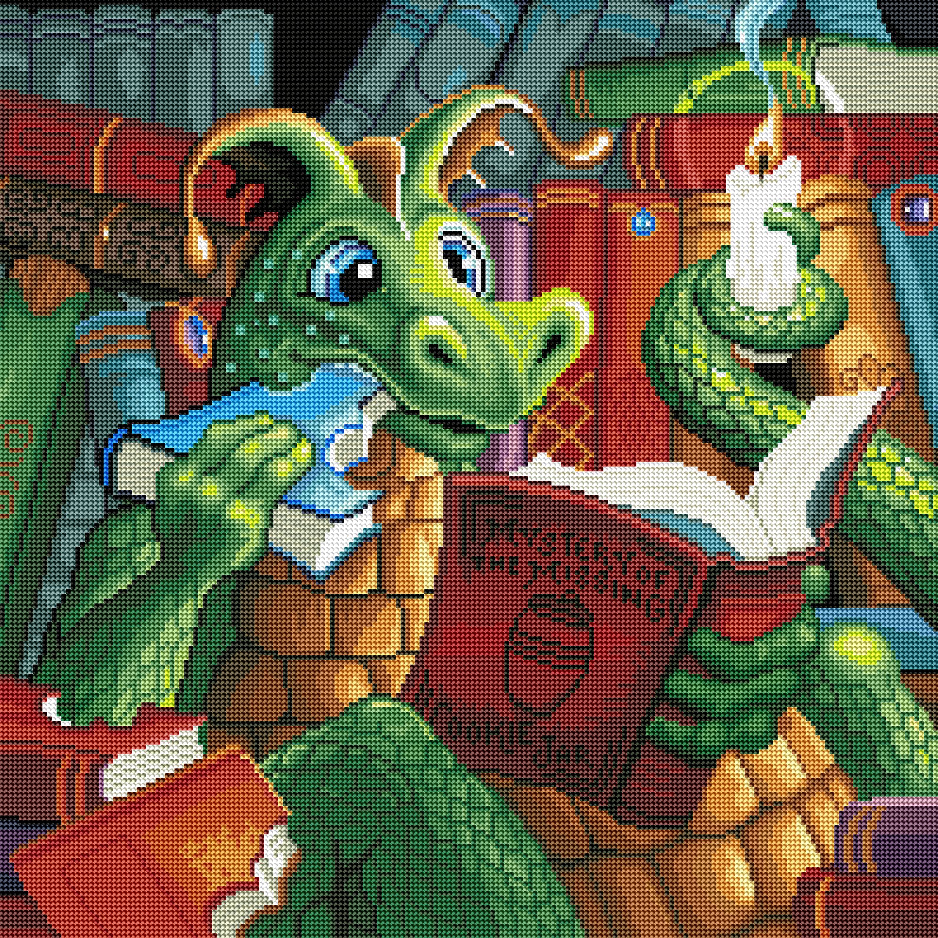 Devouring a Good Book Diamond Painting Kit – Diamond Art Club
