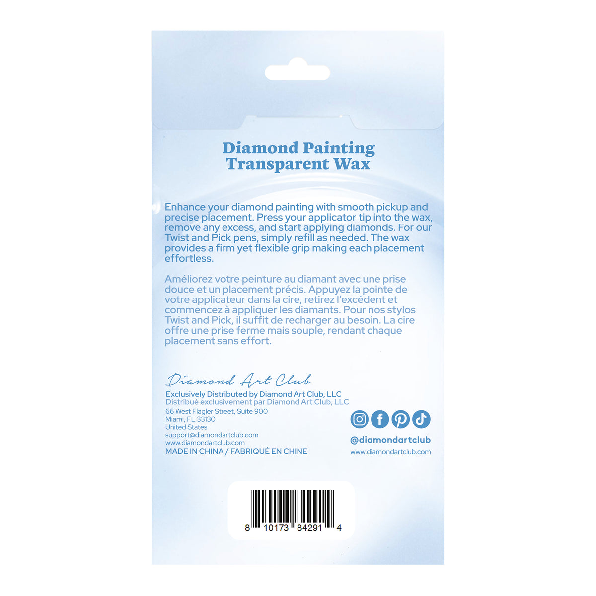 Diamond Painting Diamond Painting Transparent Wax (Set of 10)