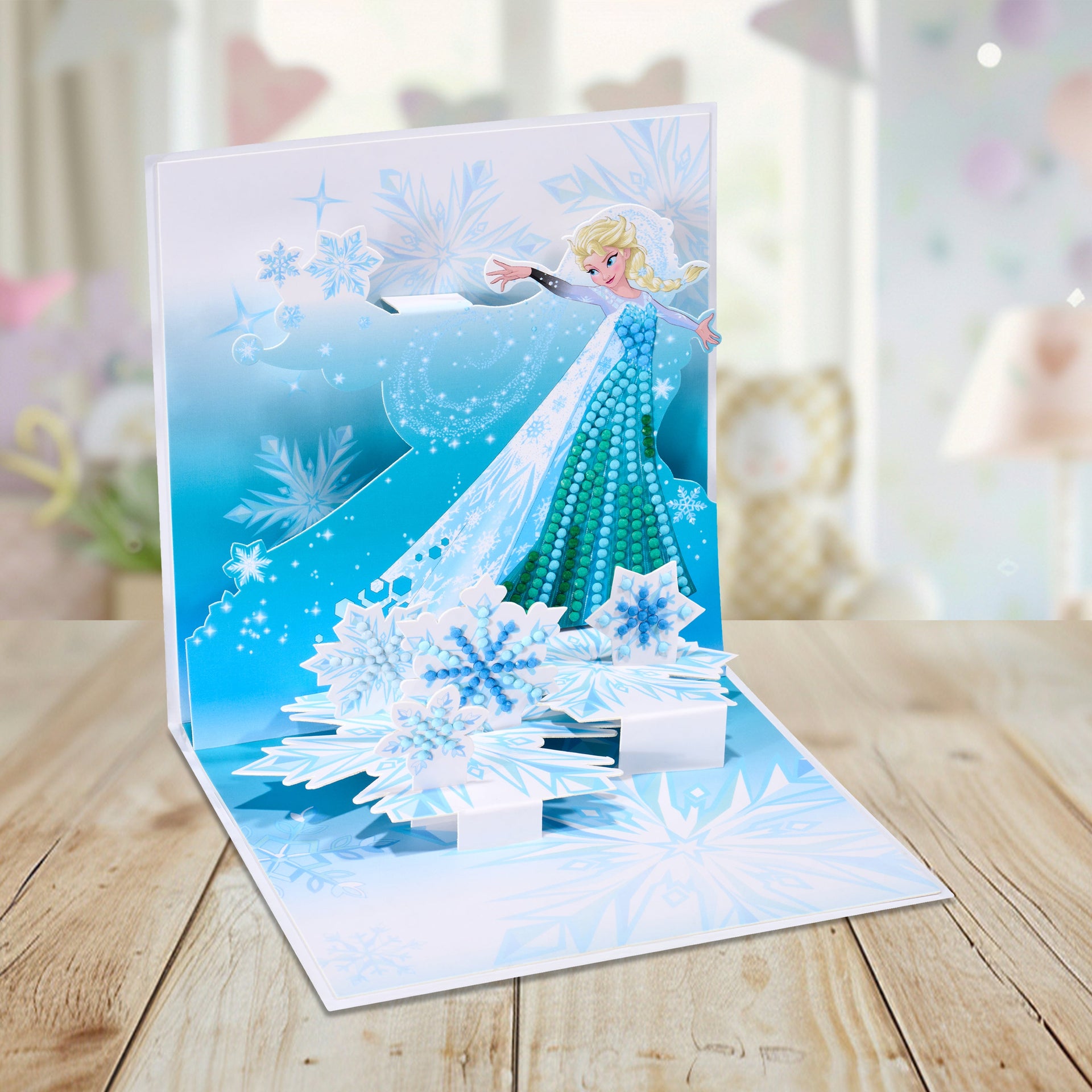 Diamond Painting Diamond Pop Card™ - Frozen™ 5.8" x 5.8" (14.9cm x 14.9cm) / Round with 11 Colors including 1 Special Diamond / 673