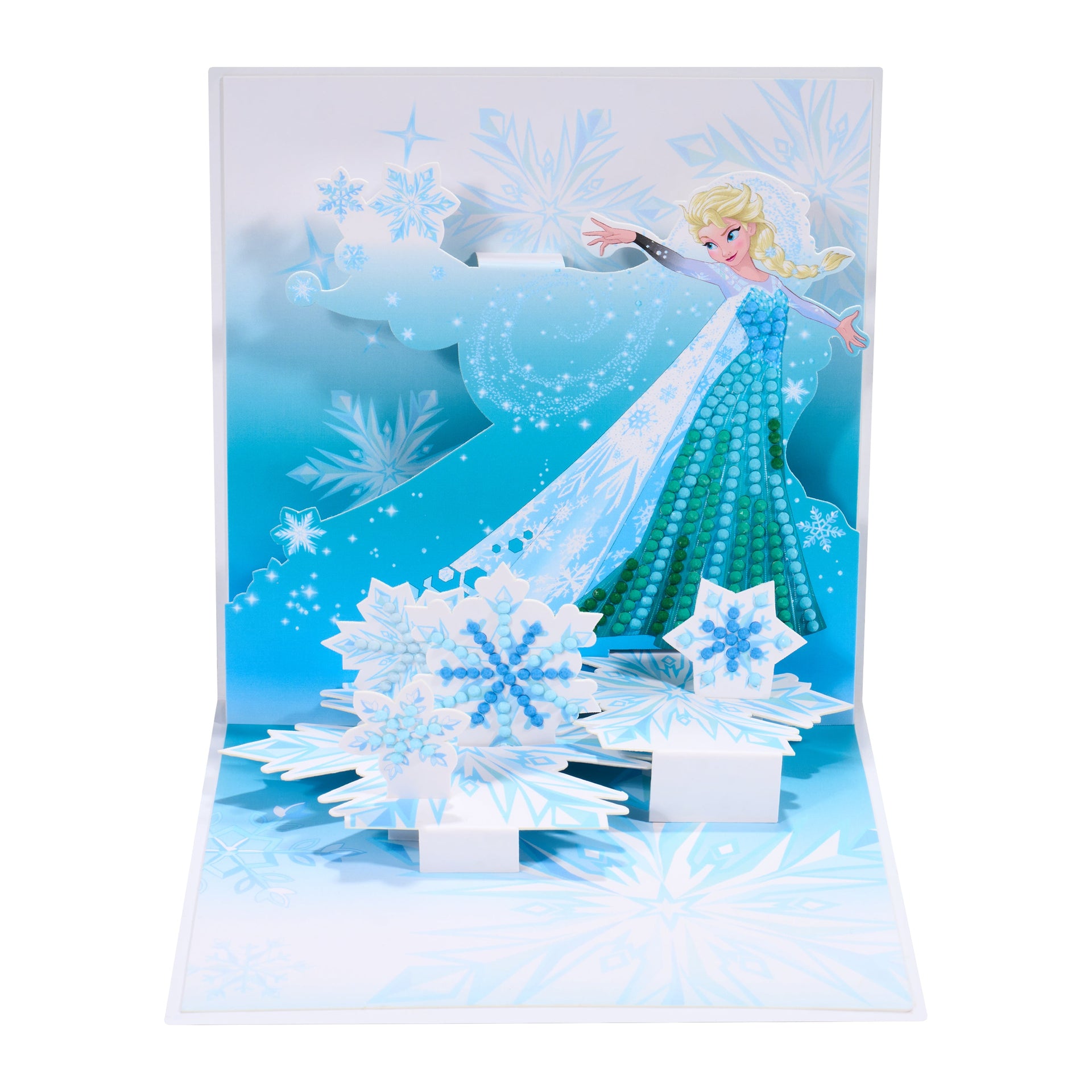 Diamond Painting Diamond Pop Card™ - Frozen™ 5.8" x 5.8" (14.9cm x 14.9cm) / Round with 11 Colors including 1 Special Diamond / 673