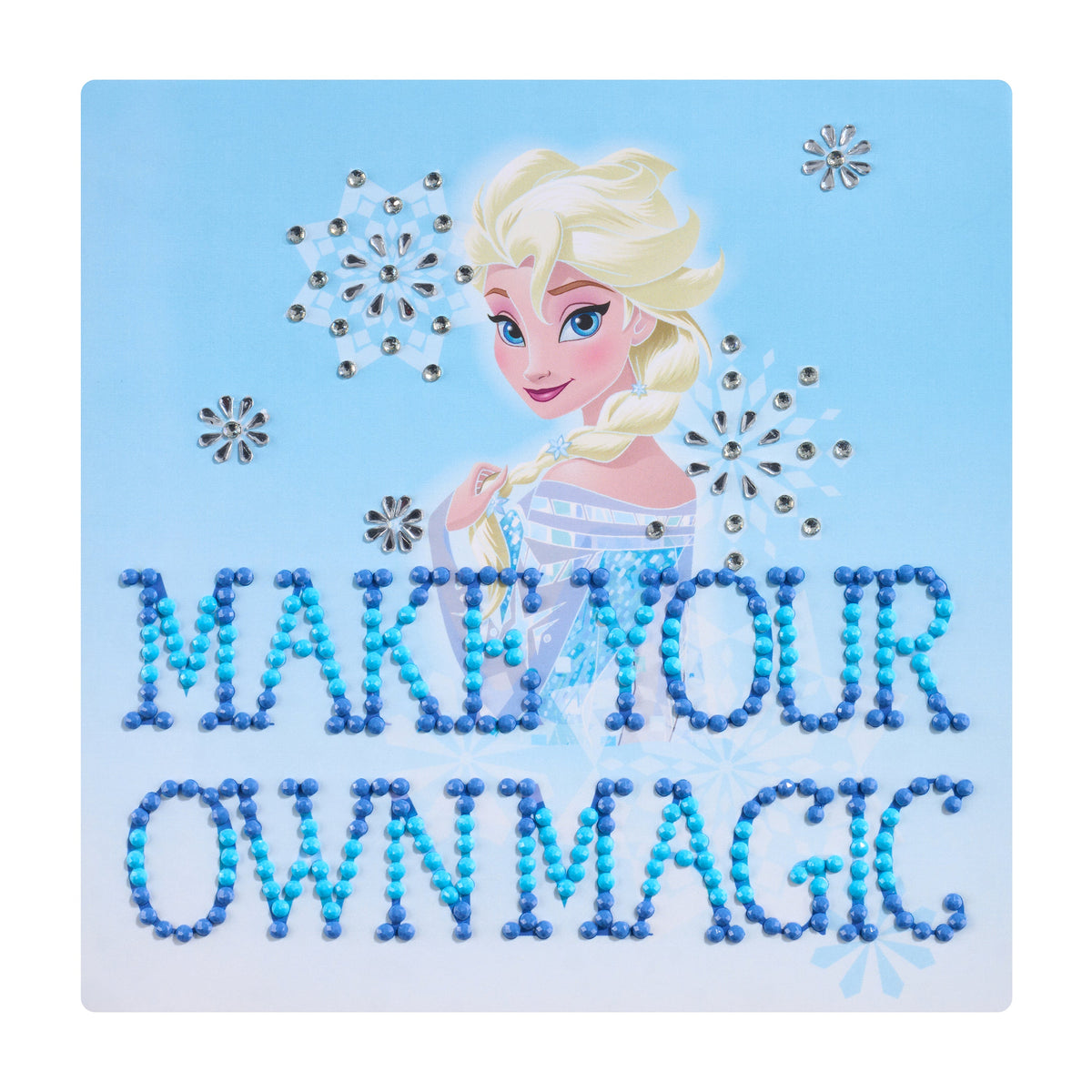 Diamond Painting Diamond Pop Card™ - Frozen™ 5.8" x 5.8" (14.9cm x 14.9cm) / Round with 11 Colors including 1 Special Diamond / 673