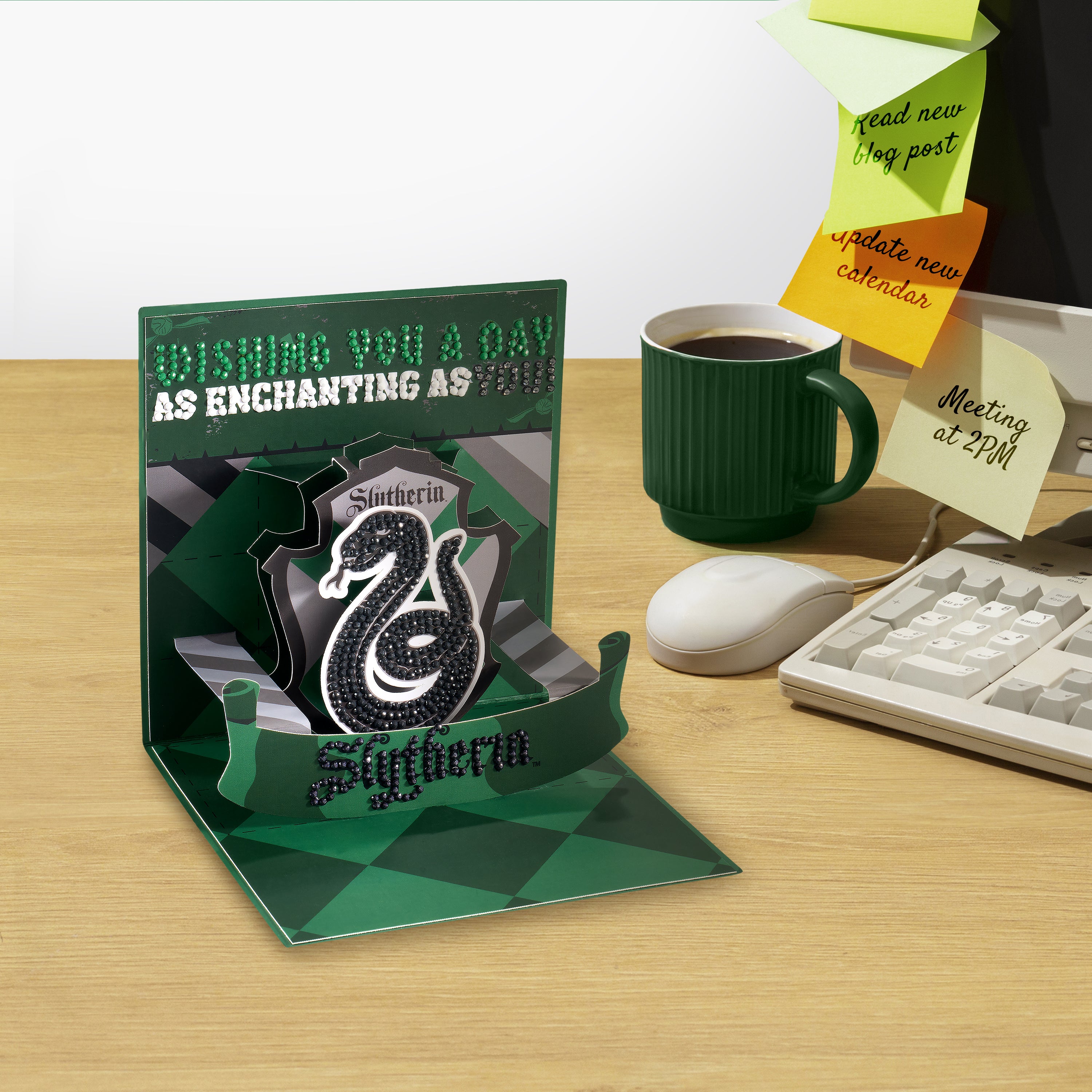 Diamond Pop™ Card - Slytherin™ – Diamond Art Club
