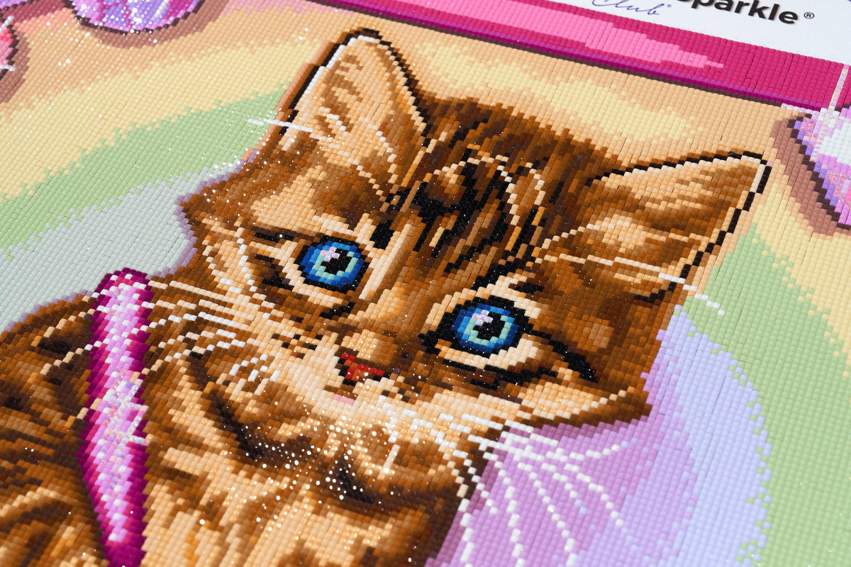 Diamond Painting Diamonds are a Girl's Best Friend 22" x 22" (55.8cm x 55.8cm) / Square with 74 Colors including 2 ABs and 4 Fairy Dust Diamonds / 50,176