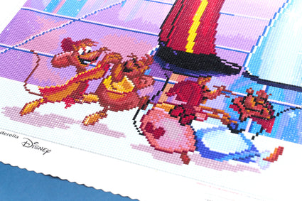 Diamond Painting Disney's Cinderella 27.6" x 33.9" (69.9cm x 85.6cm) / Square with 66 Colors including 1 AB and 3 Fairy Dust Diamonds / 96,664