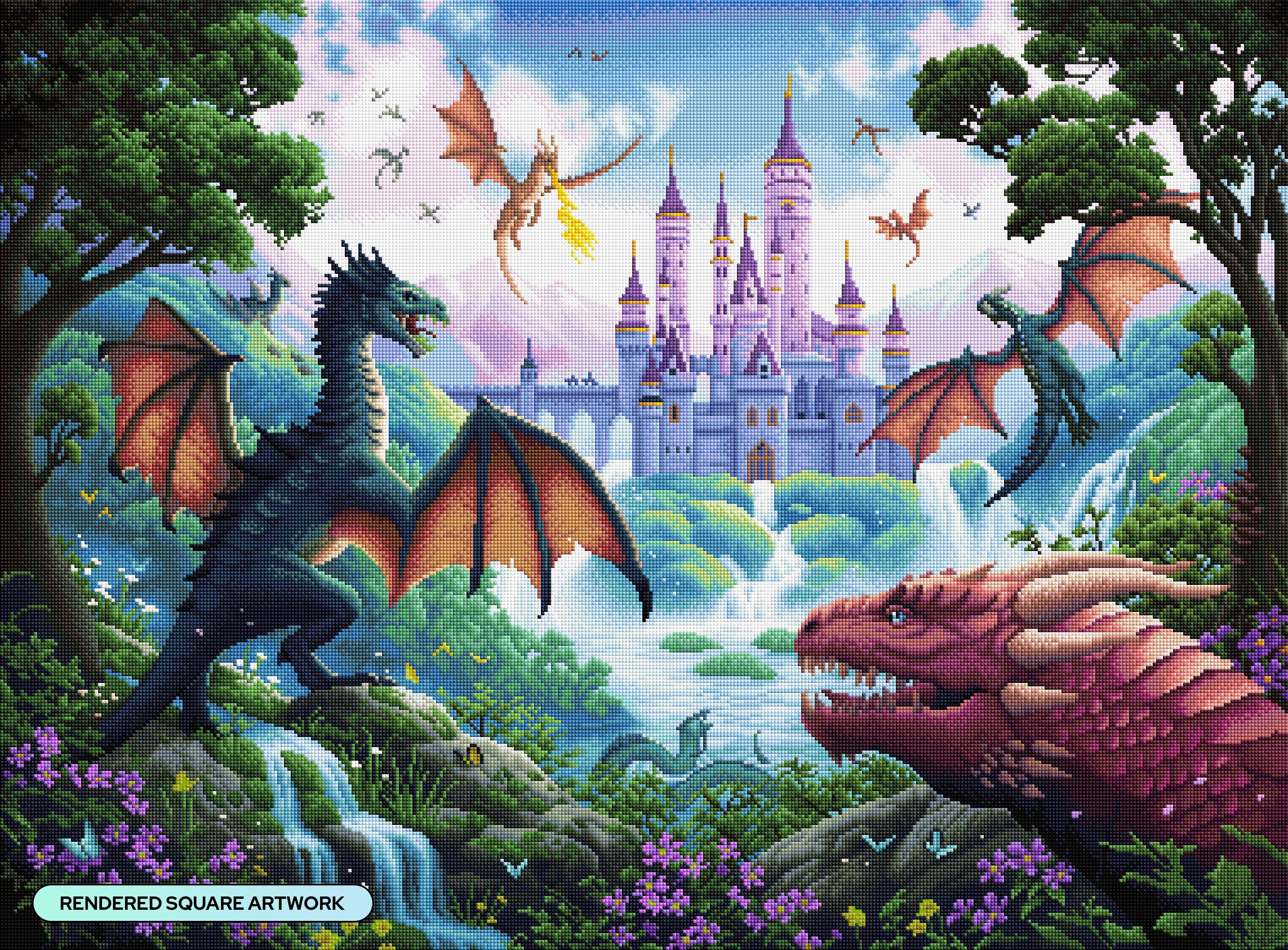 Drachenschloss – Diamond Art Club