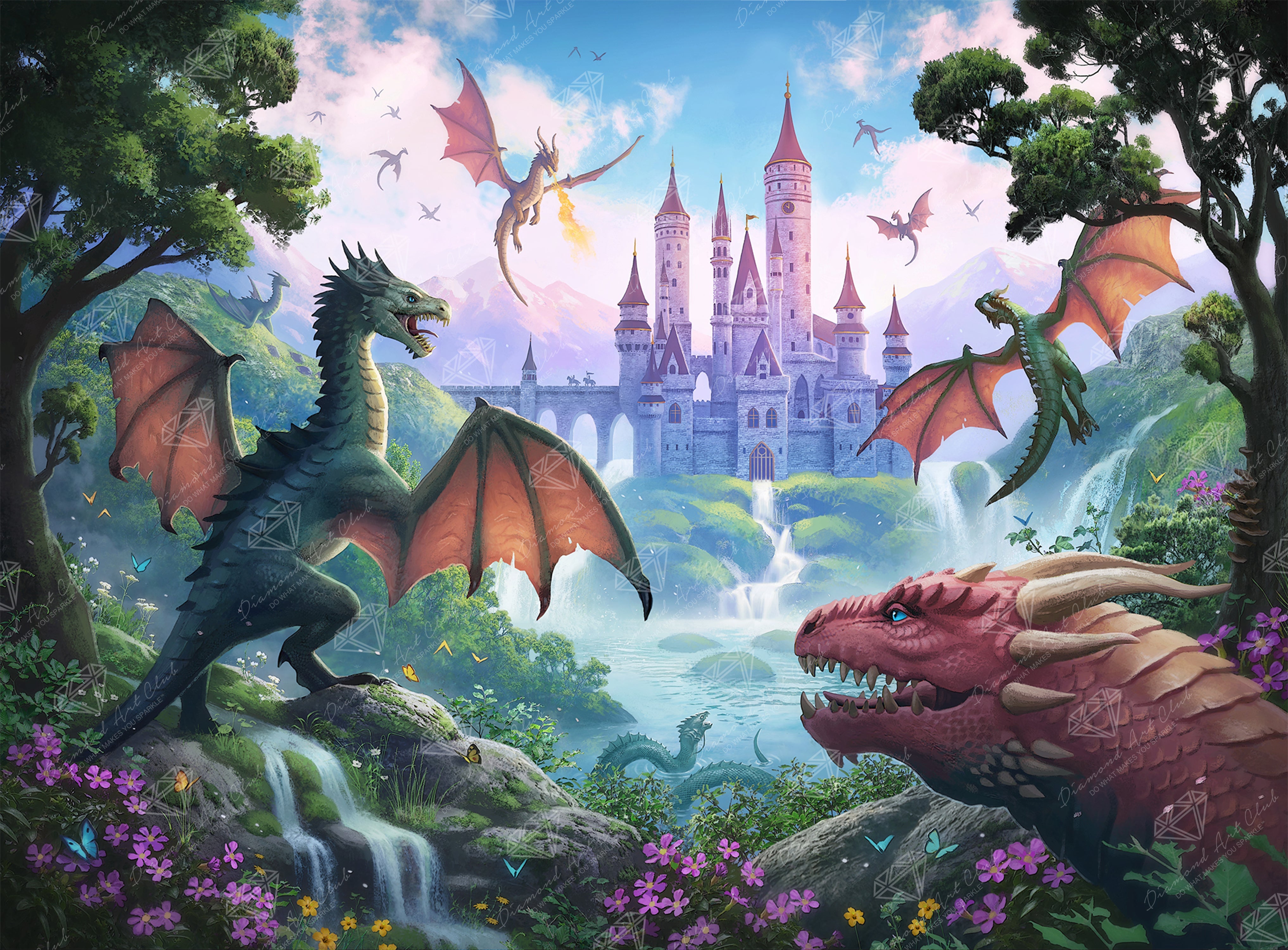 Drachenschloss – Diamond Art Club