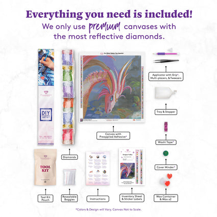 #1 DIY Diamond Art Painting Kit - Horse Valley Farm | Diamond Painting Kit | Diamond Art Kits for Adults | Diamond Art Club