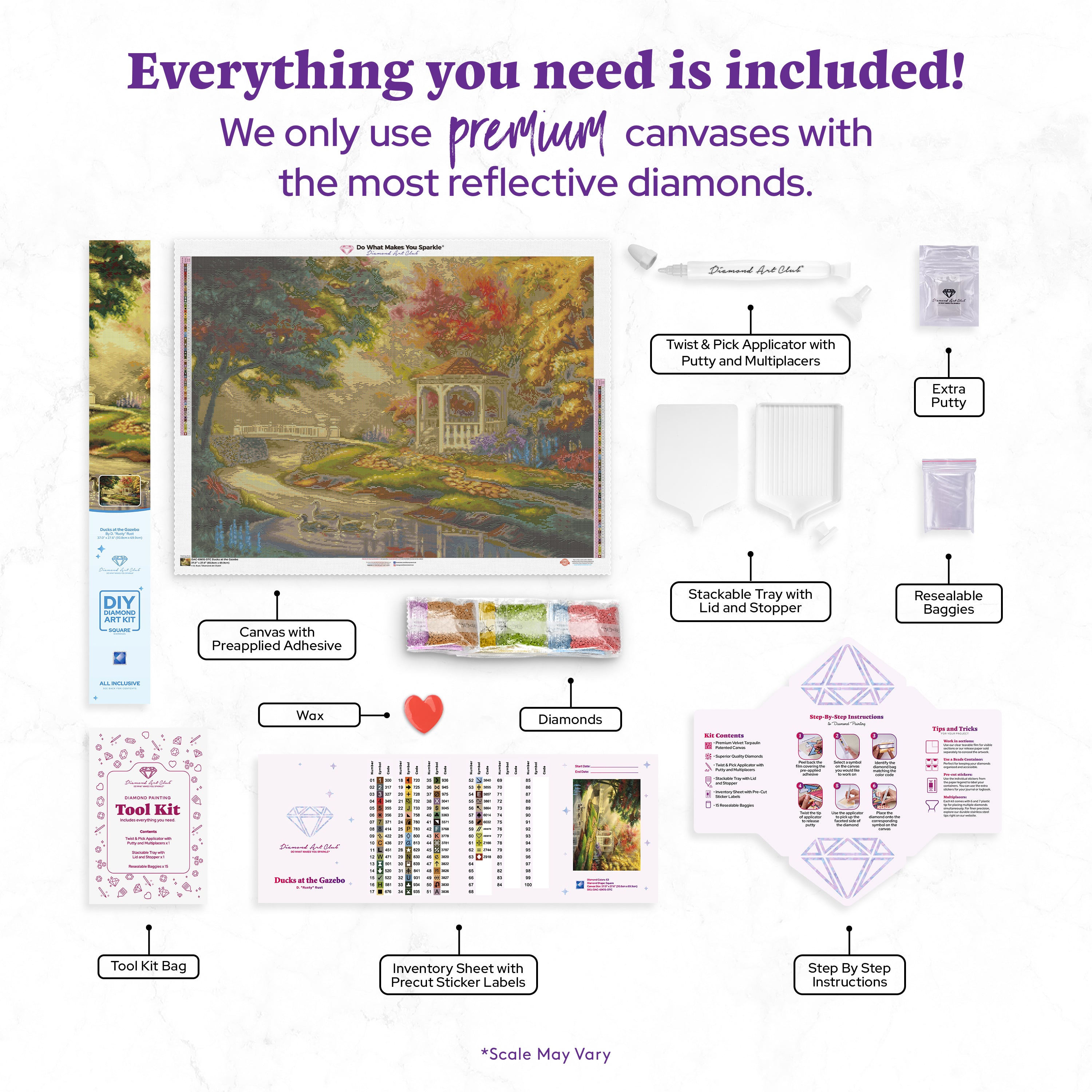 Ducks at the Gazebo – Diamond Art Club