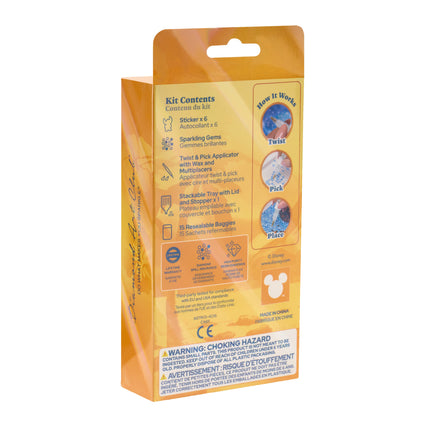 Diamond Painting Easy Gems™ Stickers - Lilo & Stitch™ (Set of 6) Approx. 2" (5cm) / Round with 12 Colors including 12 Iridescent Diamonds / 222