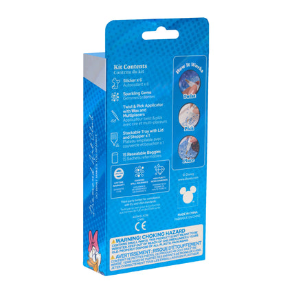 Diamond Painting Easy Gems™ Stickers - Mickey and Friends™ (Set of 6) Approx. 2" (5cm) / Round with 9 Colors including 9 Iridescent Diamonds / 206