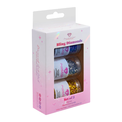 Diamond Painting Electro Diamond® - Round (Set of 3)