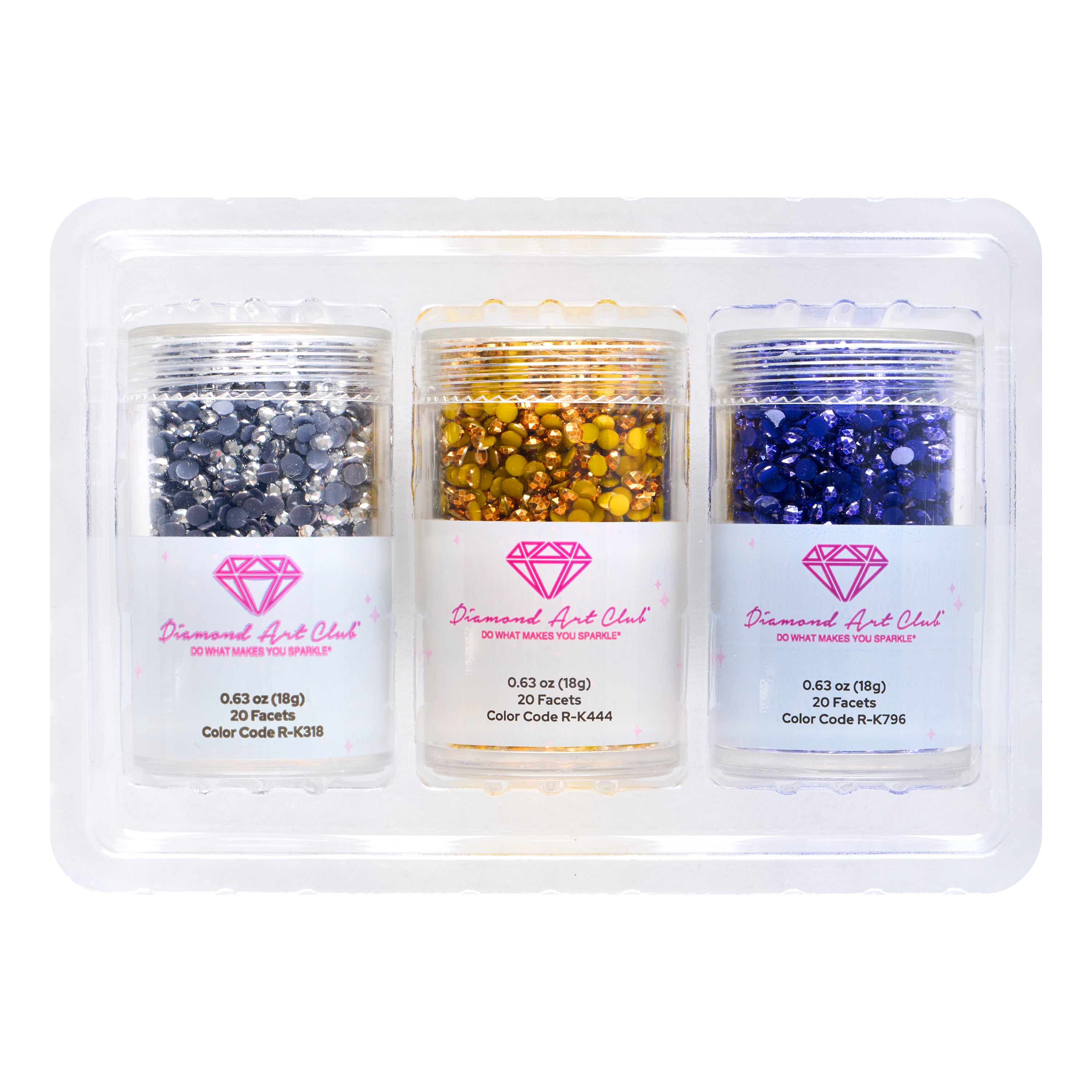 Electro Diamond® - Round (Set of 3) – Diamond Art Club