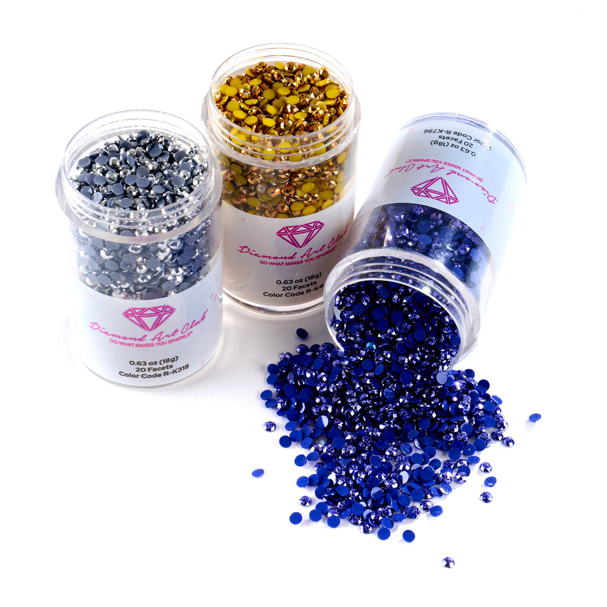 Diamond Painting Electro Diamond® - Round (Set of 3)