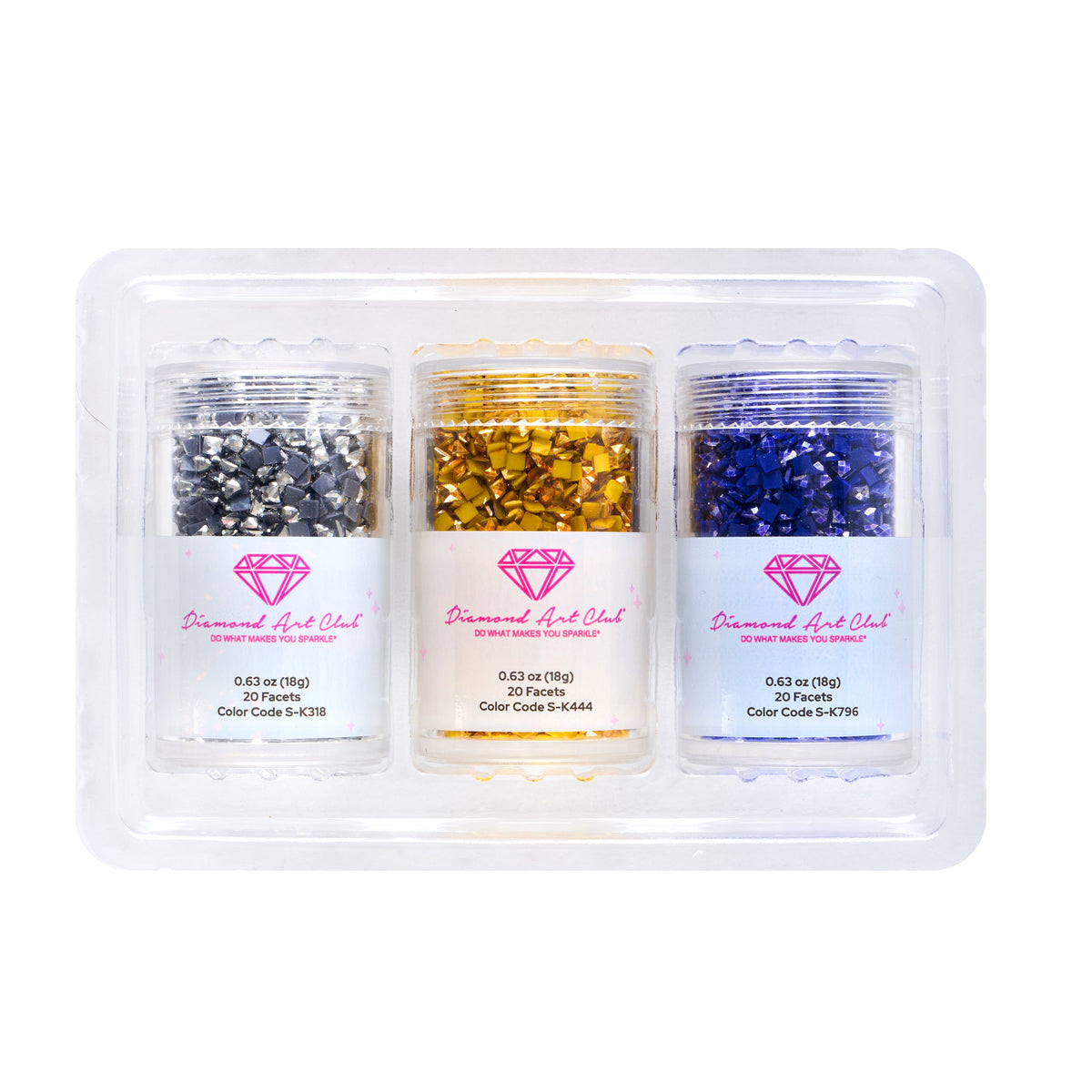 Diamond Painting Electro Diamond® - Square (Set of 3)
