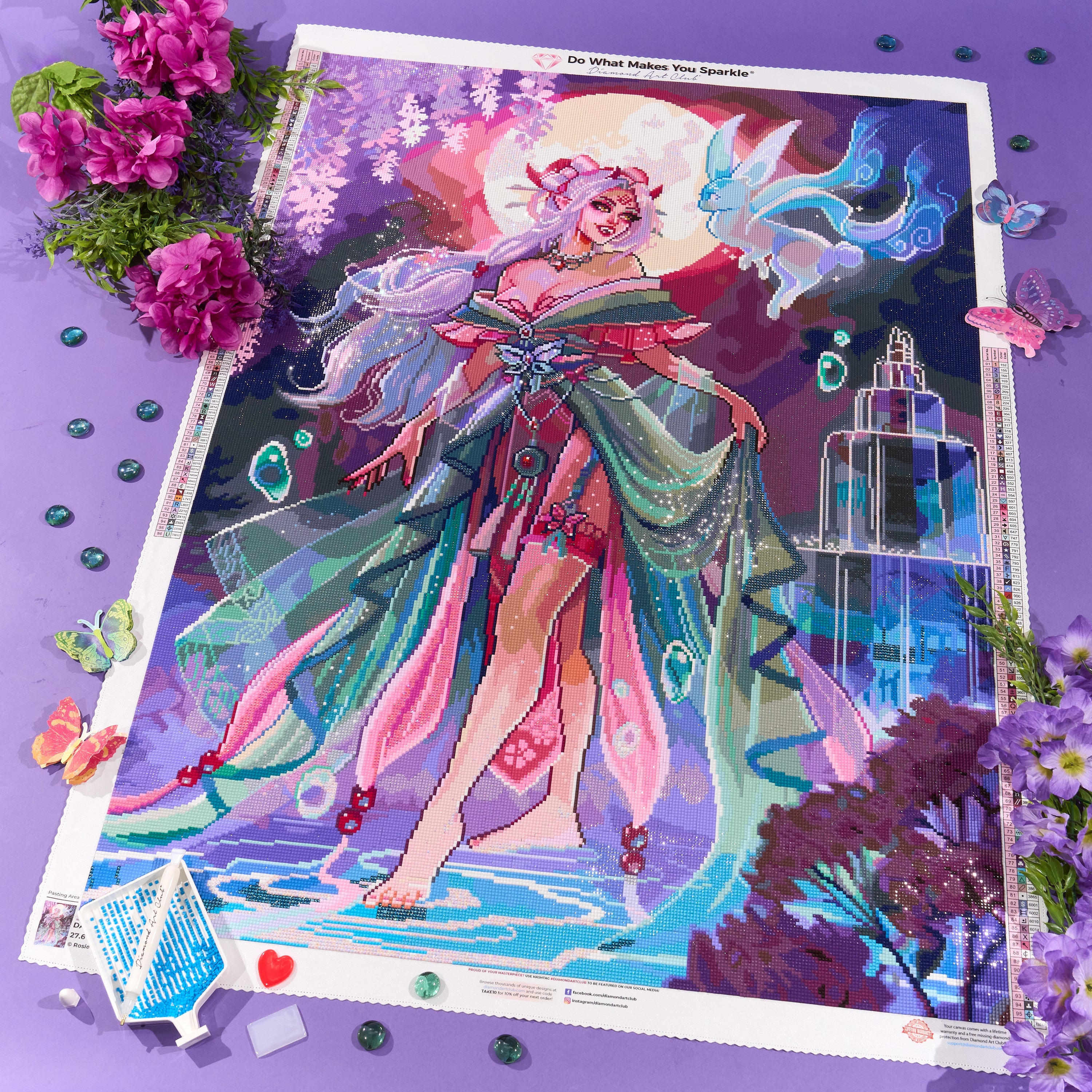 エセリアル・ガーデン ダイヤモンドアートキット – Diamond Art Club