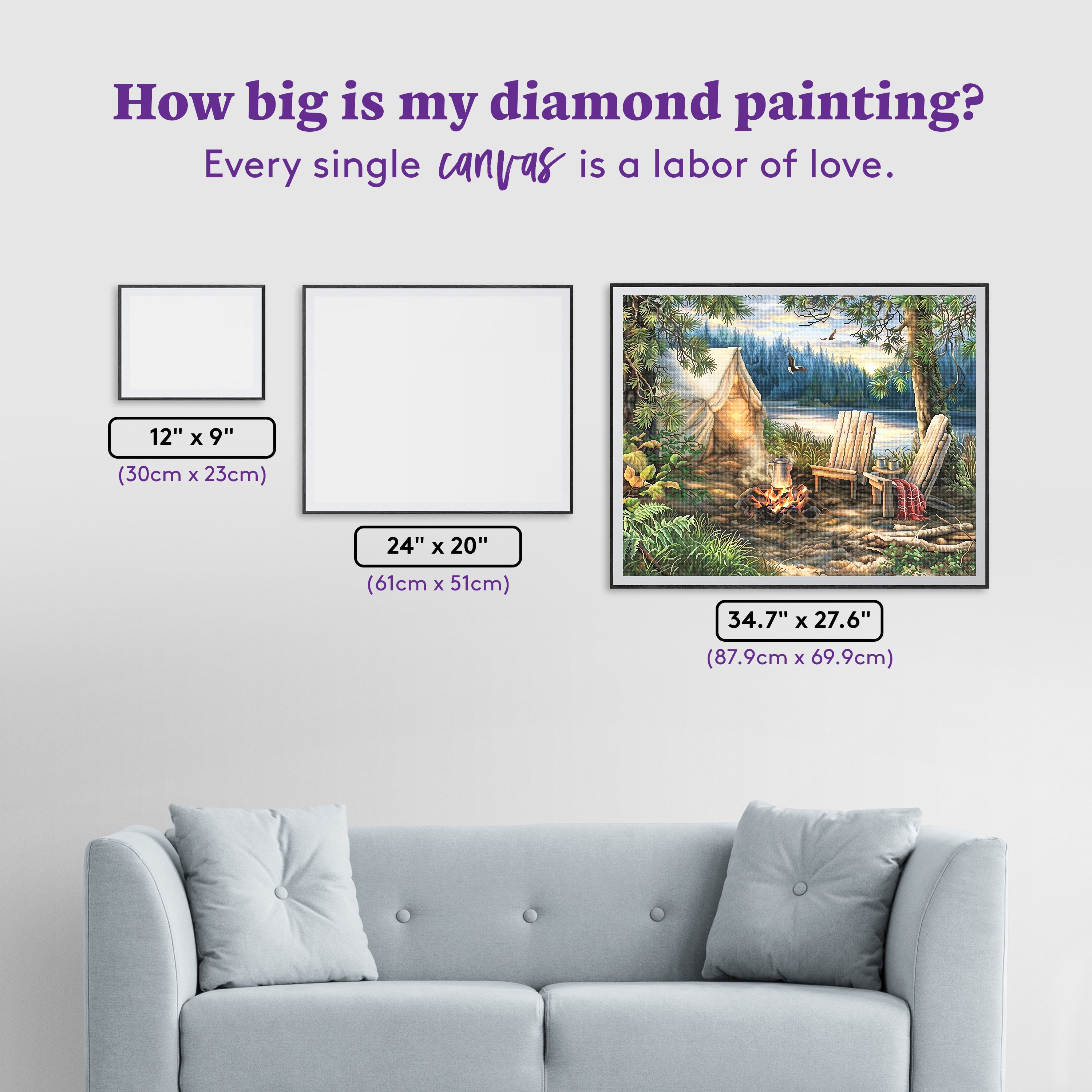 Evening at the Lake – Diamond Art Club