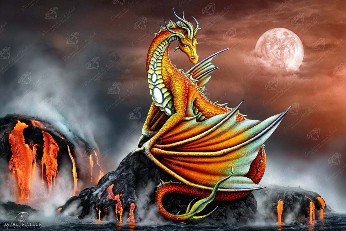 Diamond Painting Everly 41.3" x 27.6" (104.8cm x 69.9cm) / Square with 64 Colors including 3 ABs and 2 Fairy Dust Diamonds / 118,301