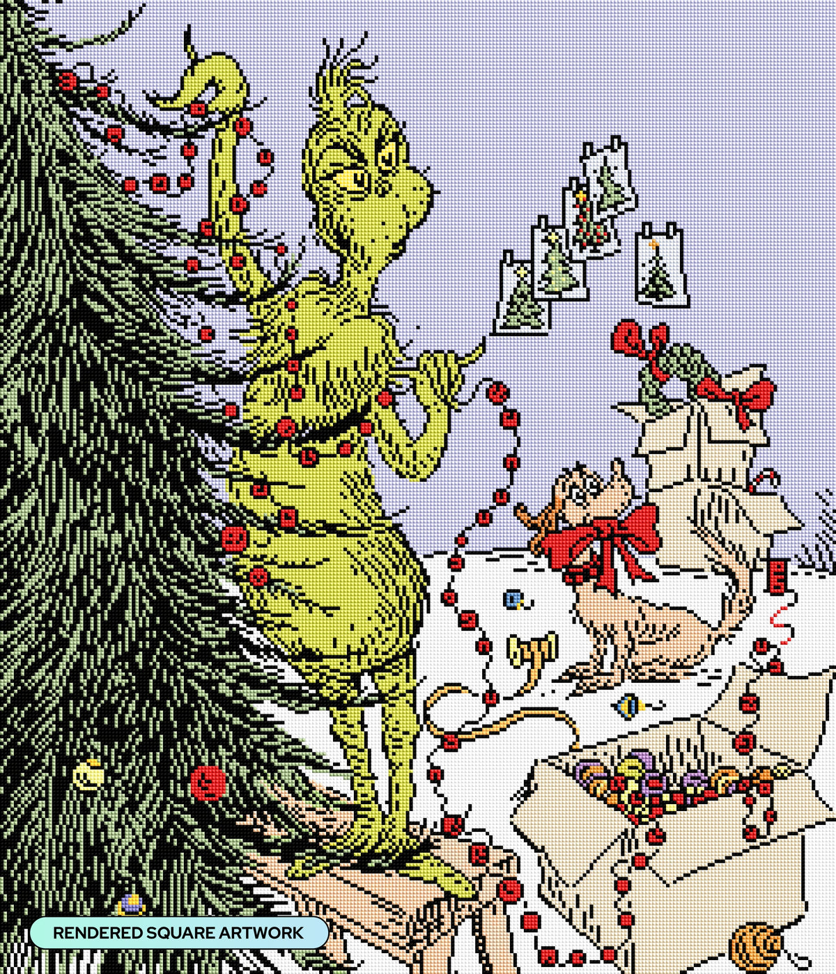 Diamond Painting Every Last Decoration 23.6" x 27.6" (60cm x 70cm) / Square with 15 Colors including 1 AB and 2 Fairy Dust Diamonds / 67,721