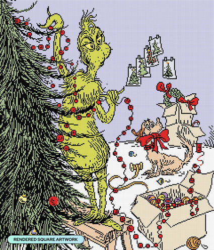 Diamond Painting Every Last Decoration 23.6" x 27.6" (60cm x 70cm) / Square with 15 Colors including 1 AB and 2 Fairy Dust Diamonds / 67,721